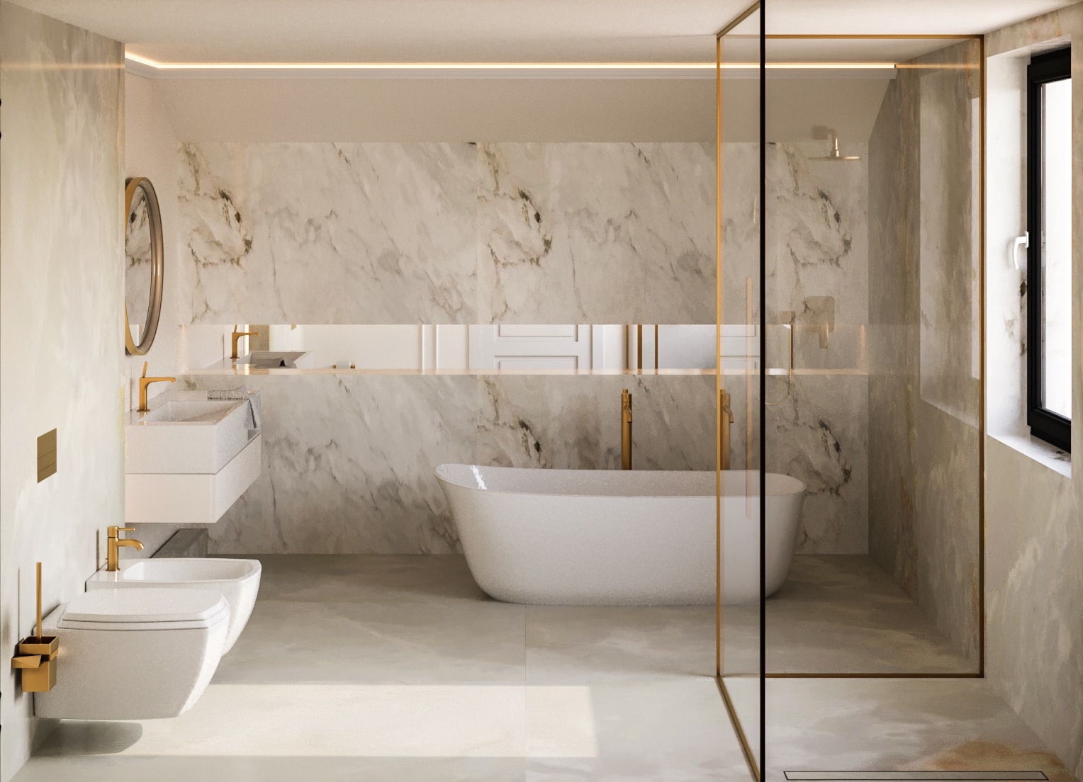 Amenajare Baie matrimoniala Casă | RbyD 037 - Imagine principală proiect design interior