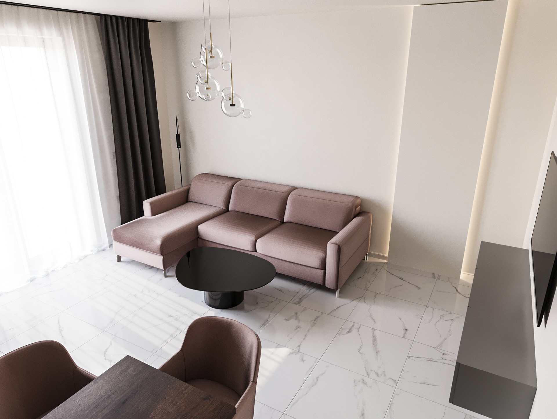 Amenajare Garsoniera | RbyD 040 - Imagine principală proiect design interior