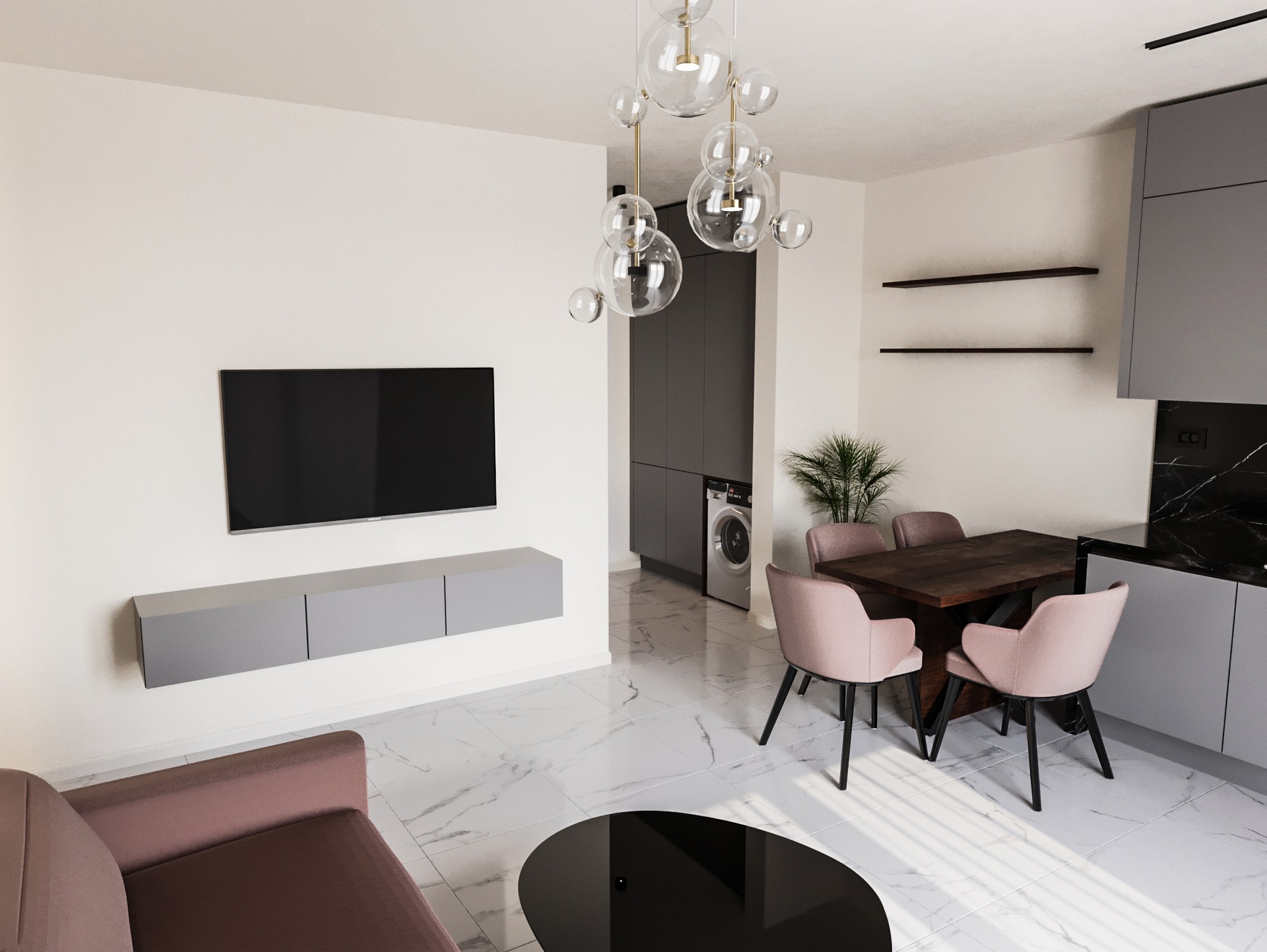 Amenajare Garsoniera | RbyD 040 - Imagine 3 proiect design interior