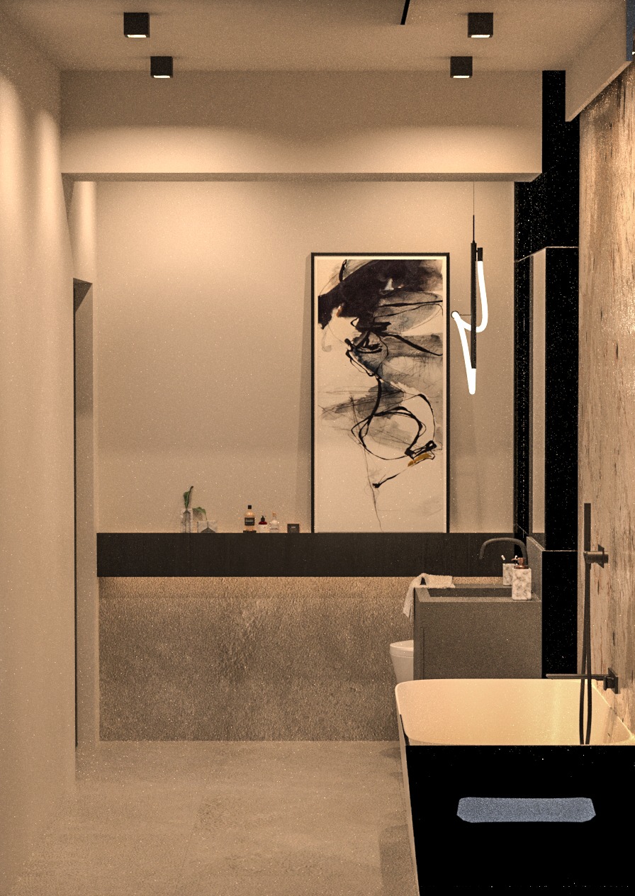 Amenajare Baie Apartament | RbyD 032 - Imagine 2 proiect design interior