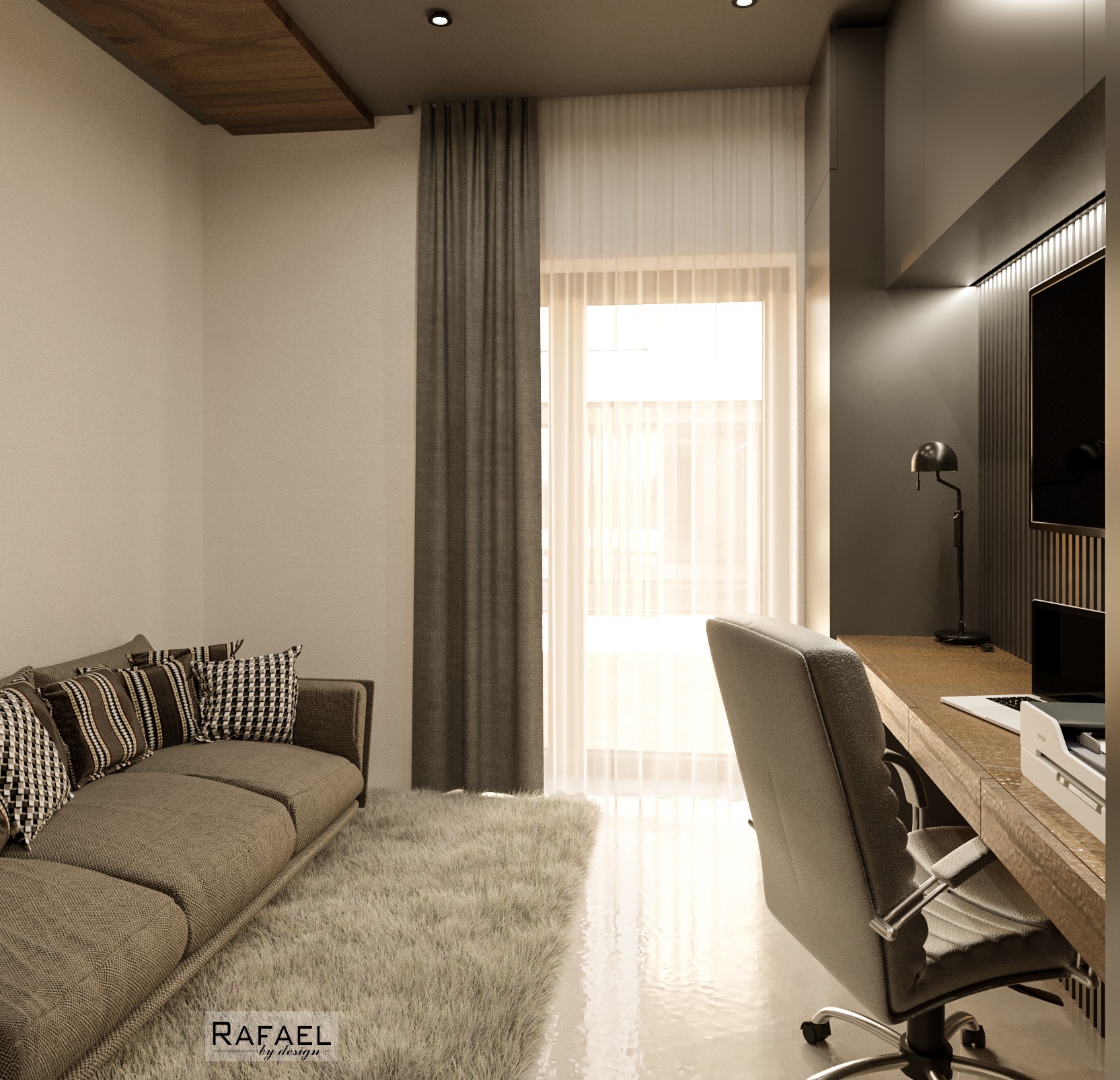 Amenajare Birou Casă | RbyD 015 - Imagine 2 proiect design interior