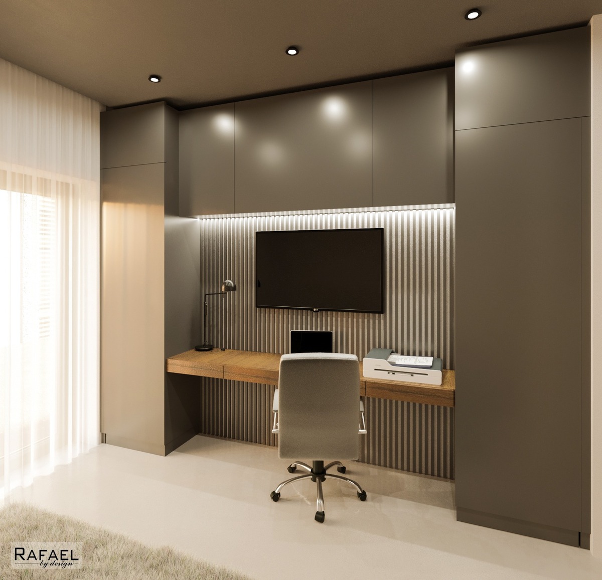 Amenajare Birou Casă | RbyD 015 - Proiect Birou în Arad, România (7 fotografii)