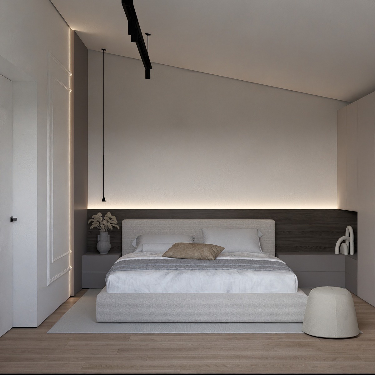 Proiect Design Interior Casa | RbyD 071 - Proiect Dormitor în Dumbrăvița, România (4 fotografii)