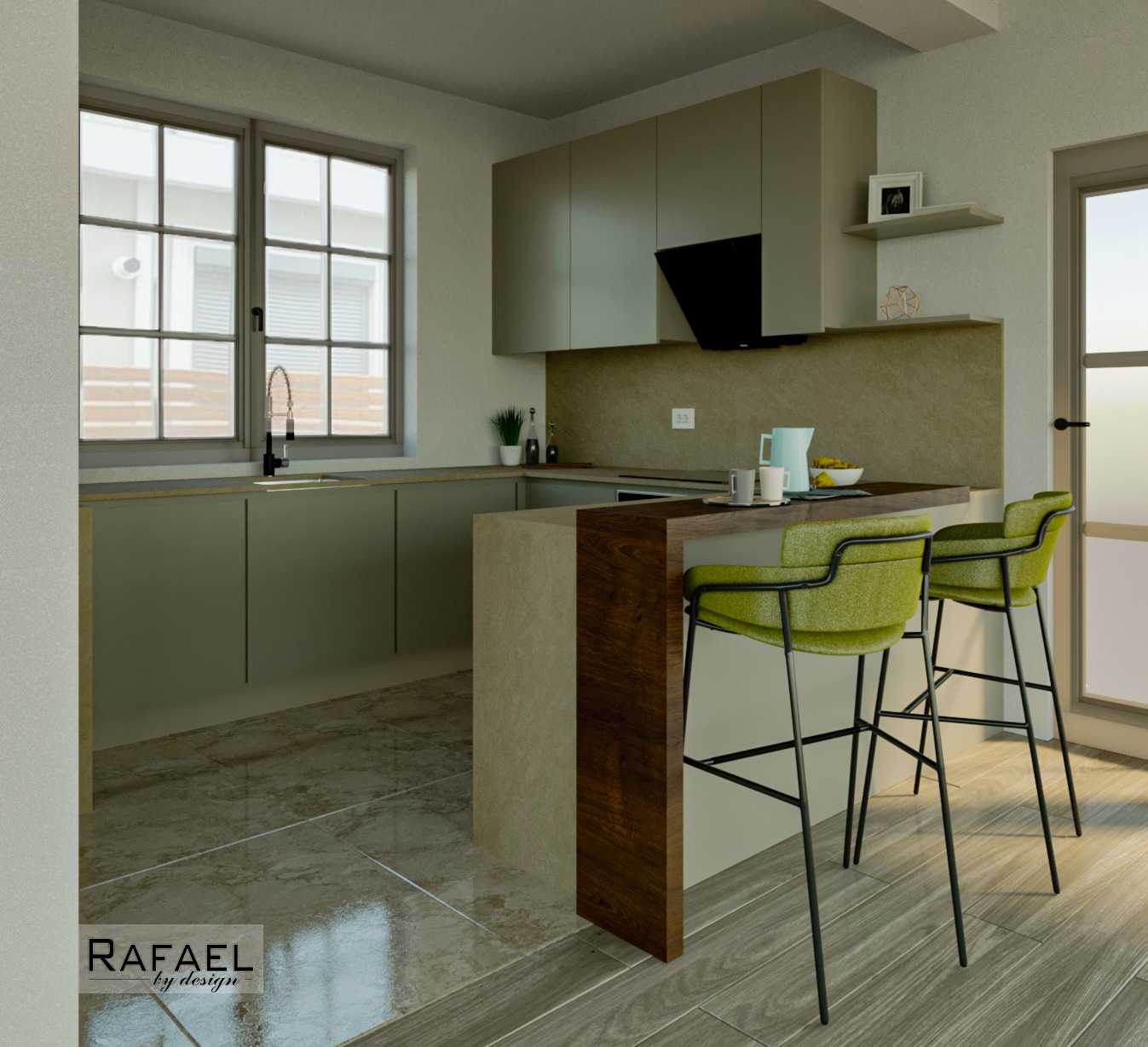 Amenajare Bucătărie Casă| RbyD 022 - Imagine principală proiect design interior