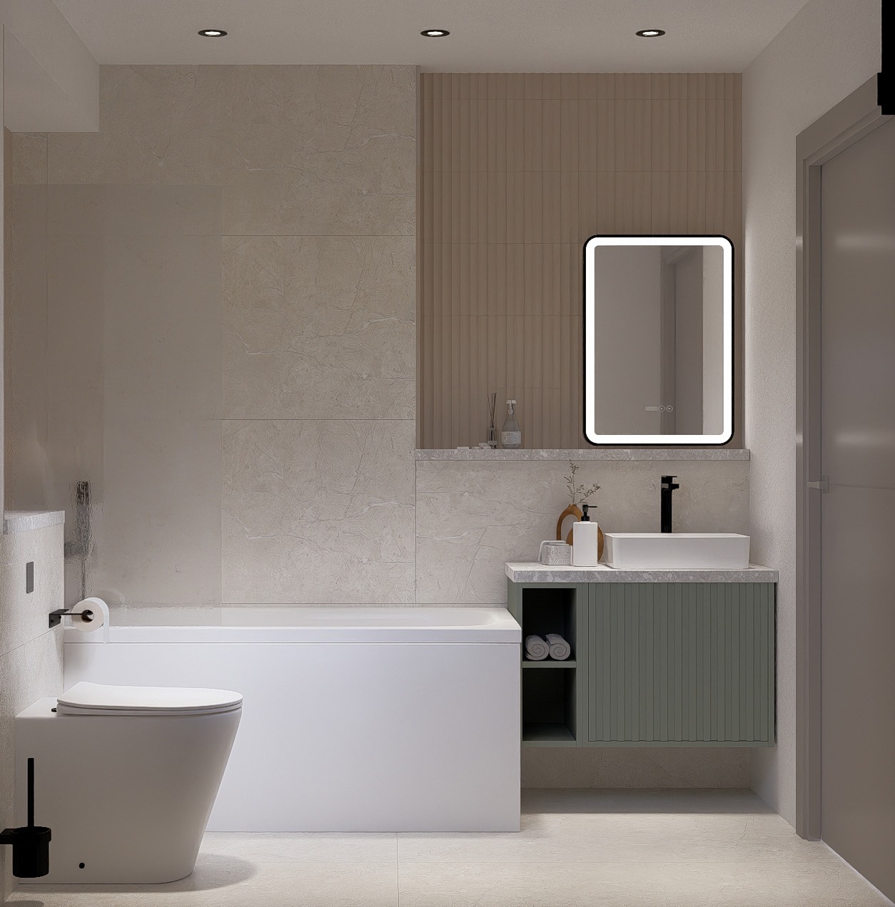 Amenajare Baie Apartament | RbyD 065 - Imagine 3 proiect design interior