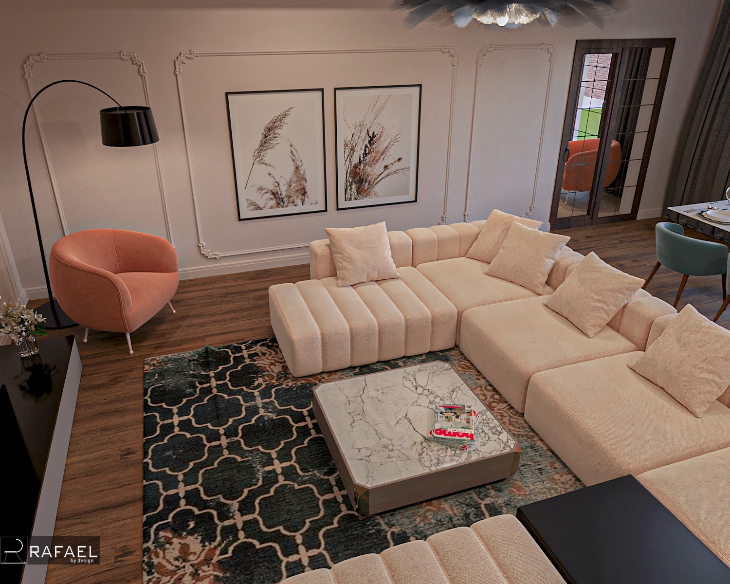 Amenajare Living Casă | RbyD 025 - Imagine principală proiect design interior