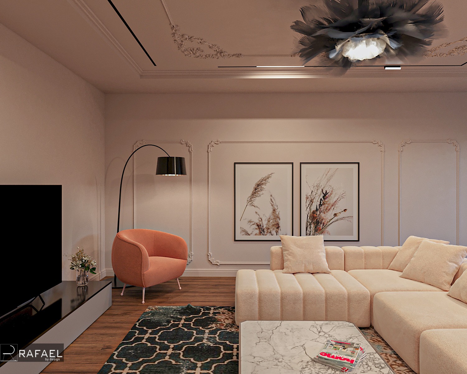 Amenajare Living Casă | RbyD 025 - Imagine 3 proiect design interior
