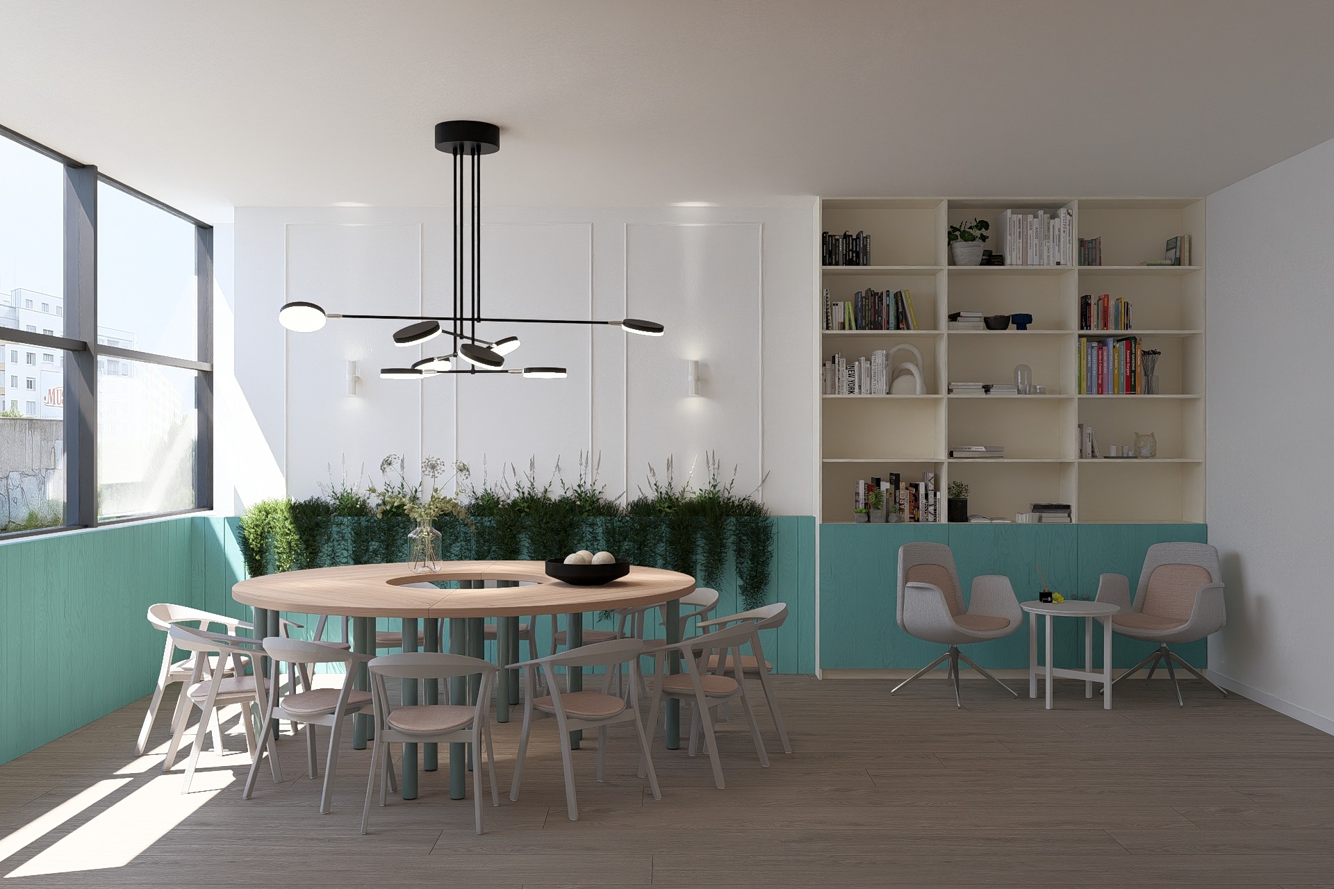 Amenajare bucătărie comună Clădire Birouri | RbyD 059 - Imagine principală proiect design interior