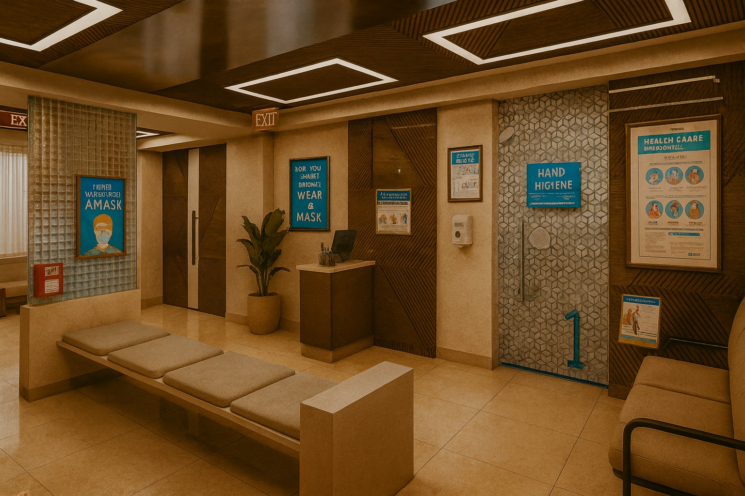 Renovare Recepție Clinică Medicală | RbyD 001 - Imagine 3 proiect design interior