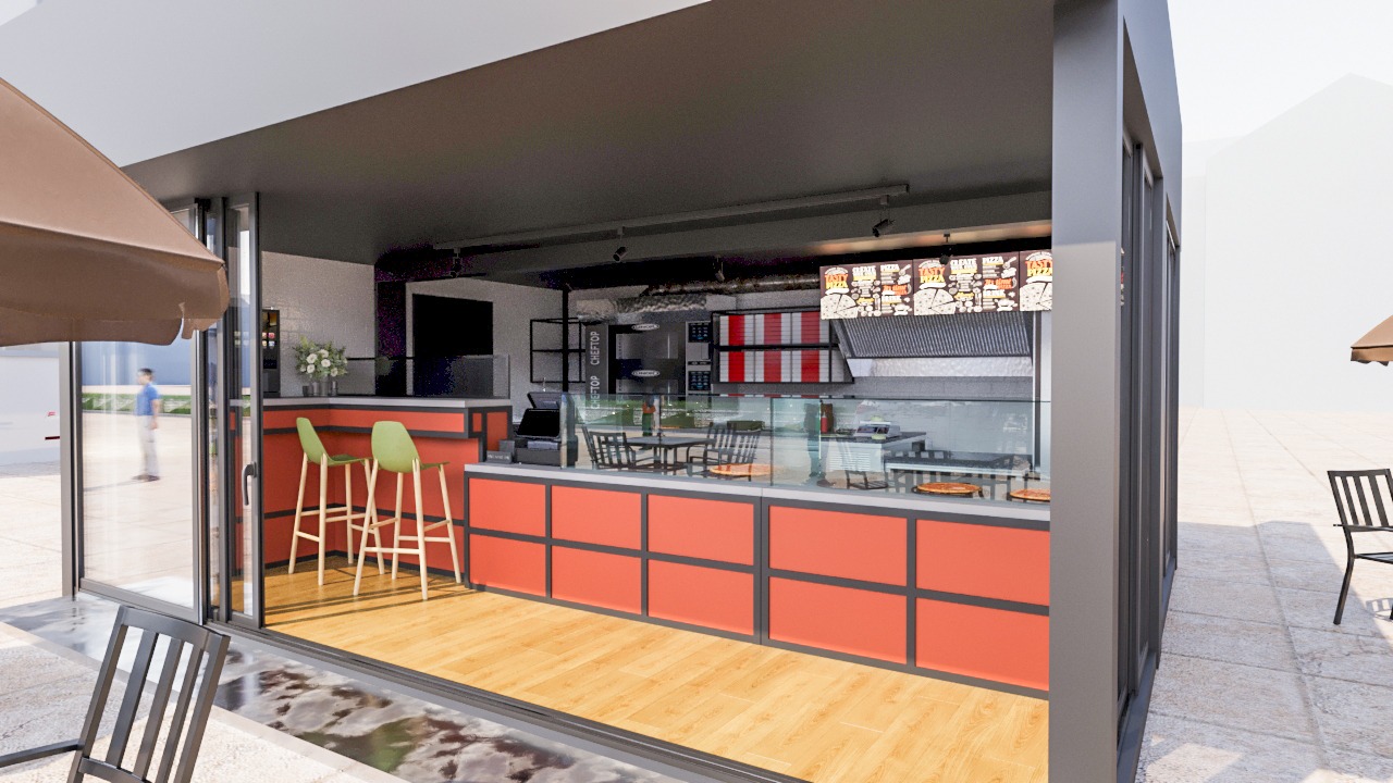 Amenajare Container Pizza | RbyD 050 - Imagine 5 proiect design interior