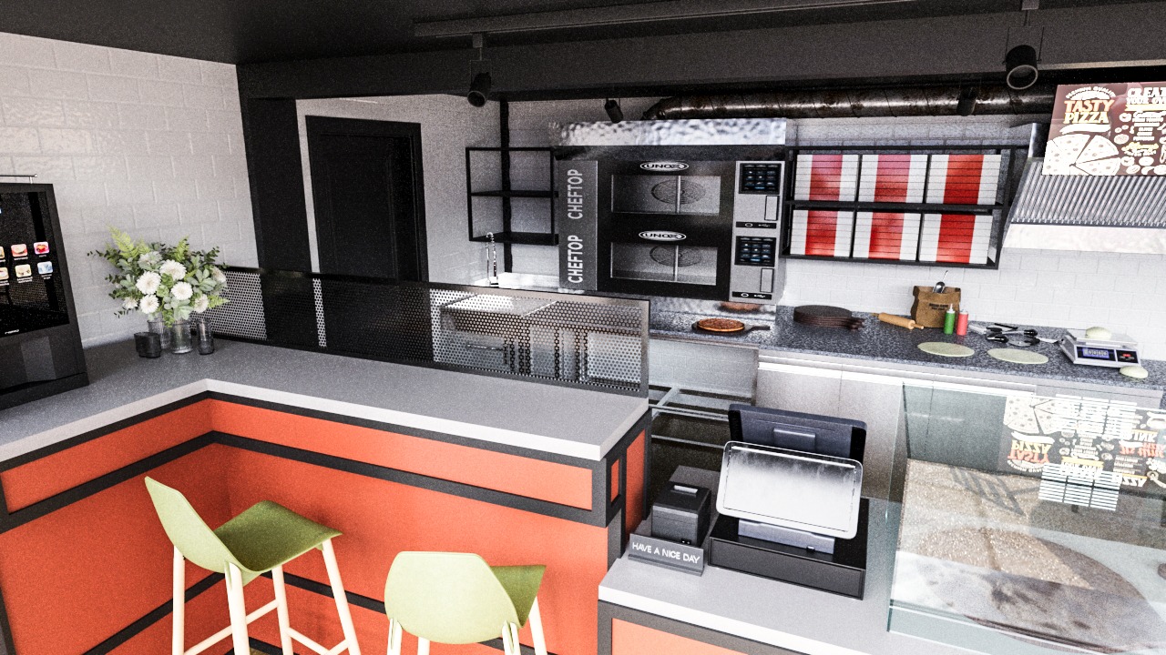 Amenajare Container Pizza | RbyD 050 - Imagine 8 proiect design interior