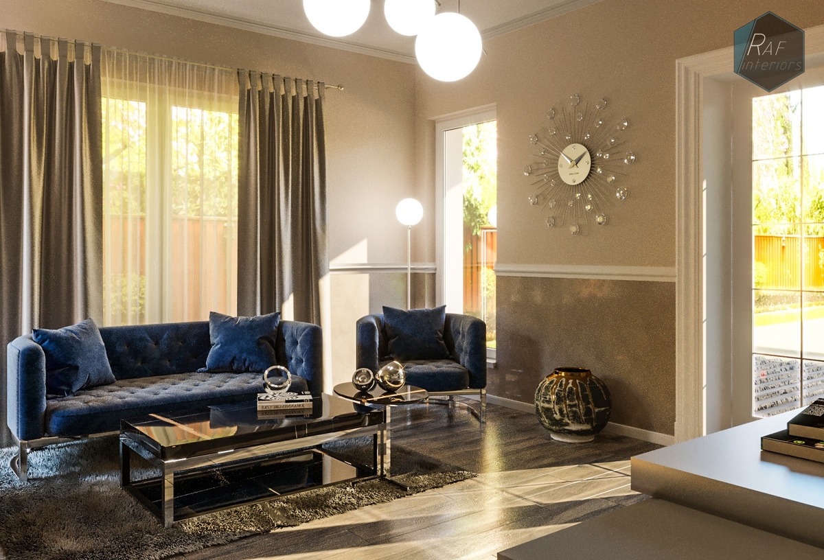 Amenajare Living Casă | RbyD 013 - Proiect Living în Moșnița, România (4 fotografii)