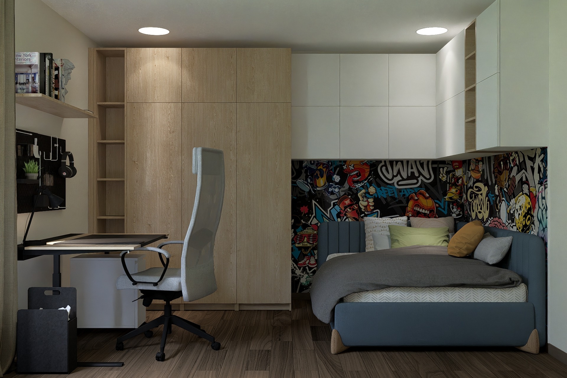 Amenajare Camera Copilului Casă | RbyD 064 - Imagine 5 proiect design interior