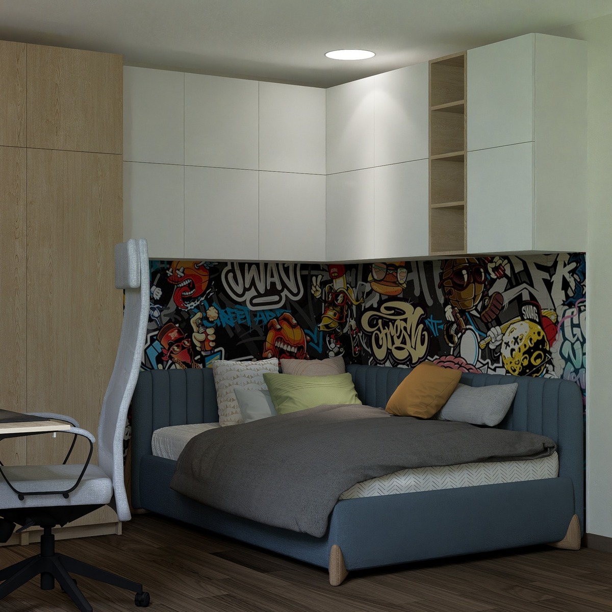 Amenajare Camera Copilului Casă | RbyD 064 - Proiect Camera copilului în București, România (7 fotografii)