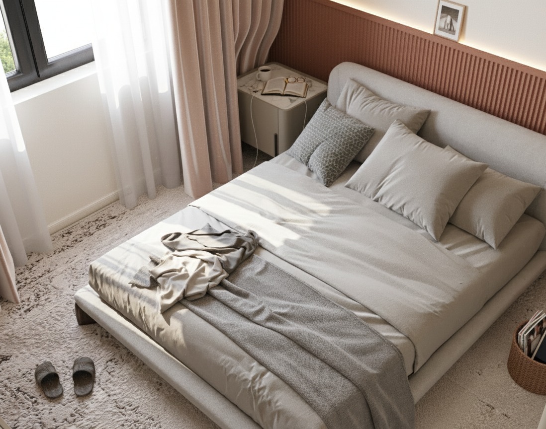 Amenajare Dormitor Apartament | RbyD 052 - Imagine 3 proiect design interior