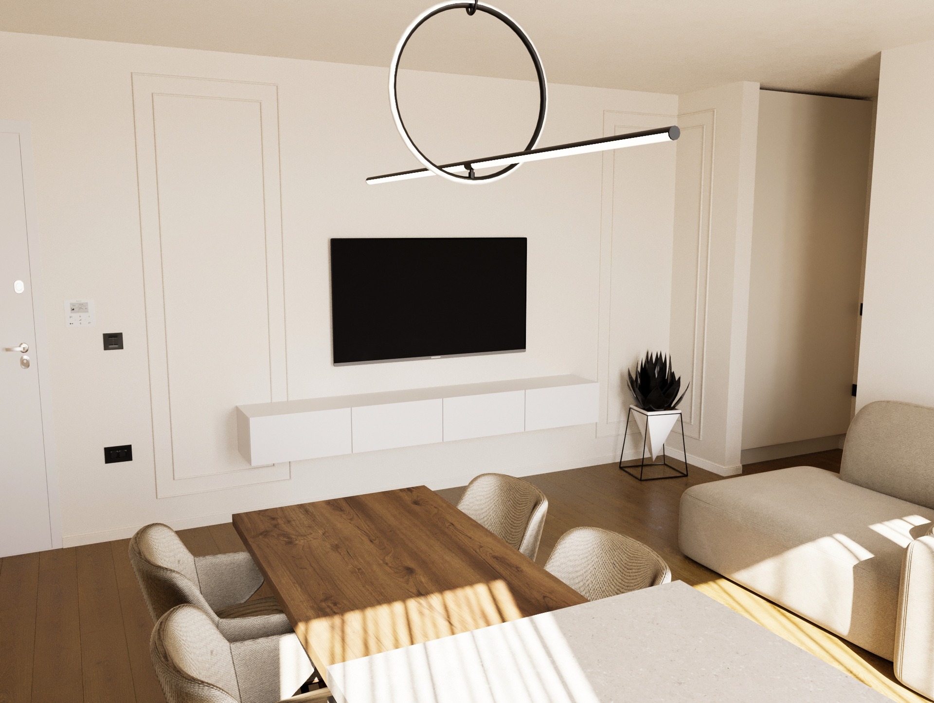 Amenajare Living Apartament | RbyD 039 - Imagine 2 proiect design interior