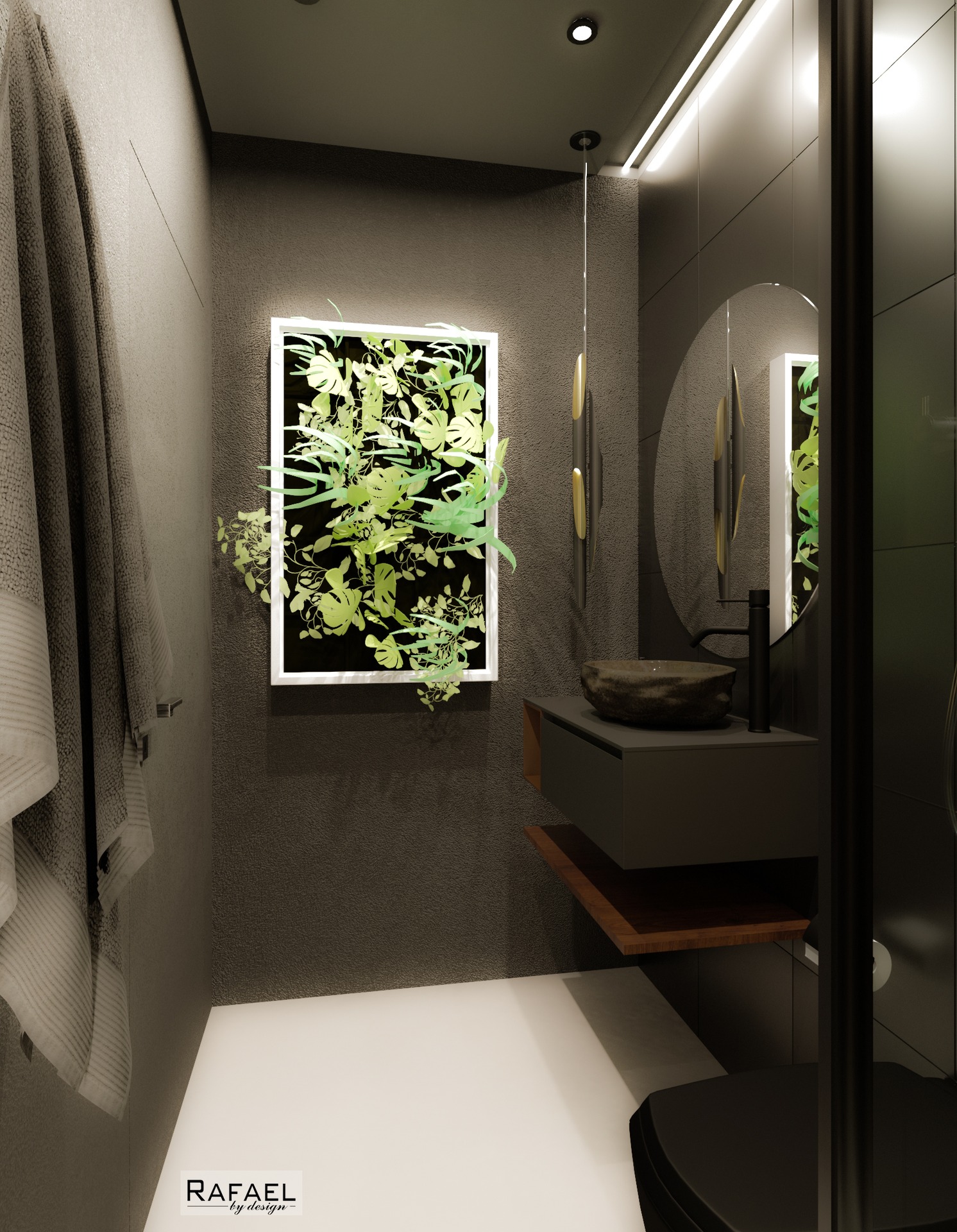 Amenajare Baie oaspeți Casă | RbyD 015 - Imagine 6 proiect design interior