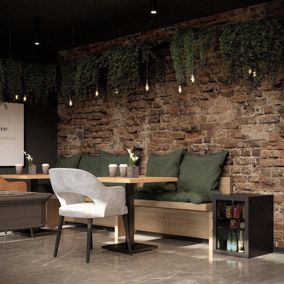 Amenajare Cafenea | RbyD 036 - Proiect HoReCa în Oradea, România (9 fotografii)