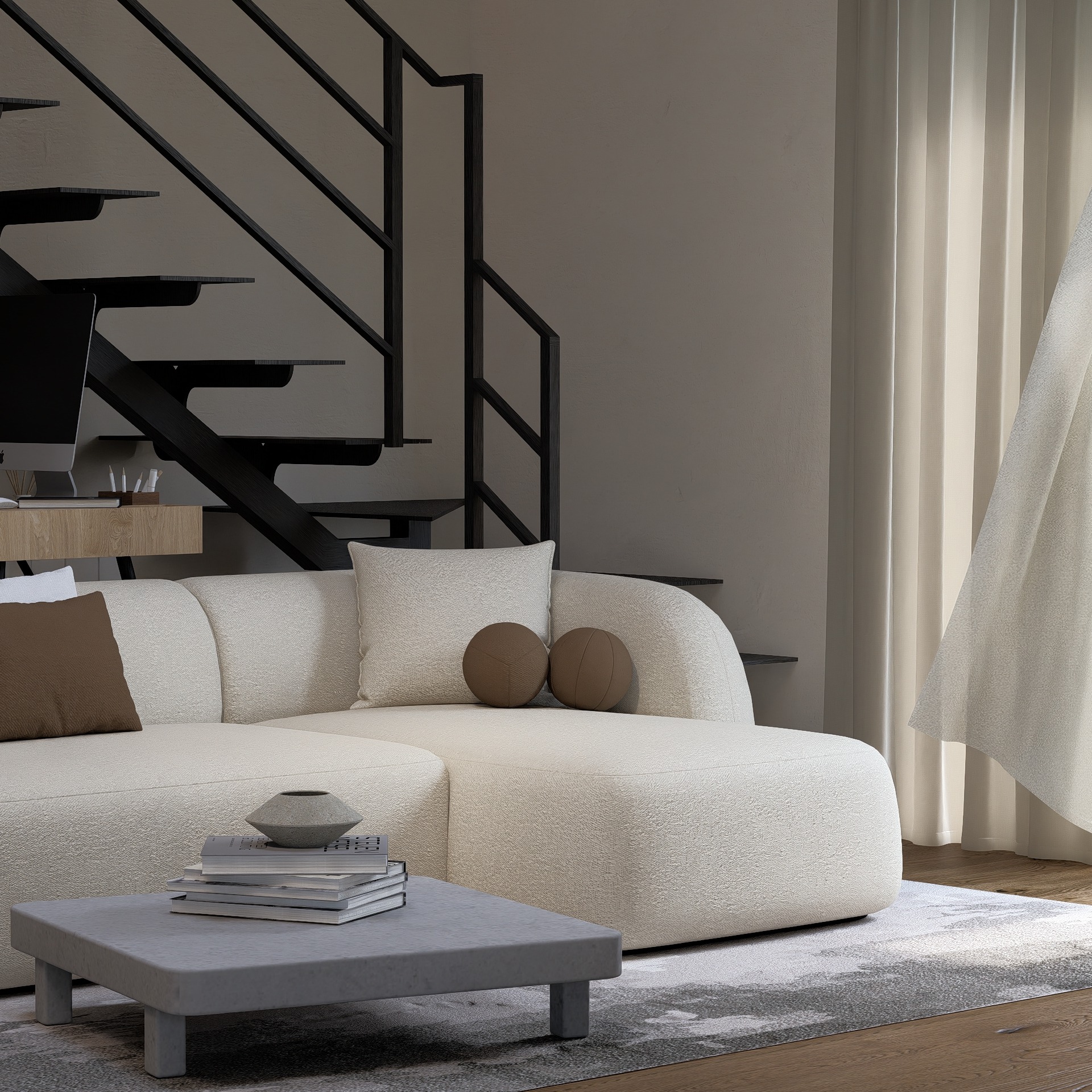 Amenajare Living Apartament | RbyD 056 - Imagine 2 proiect design interior