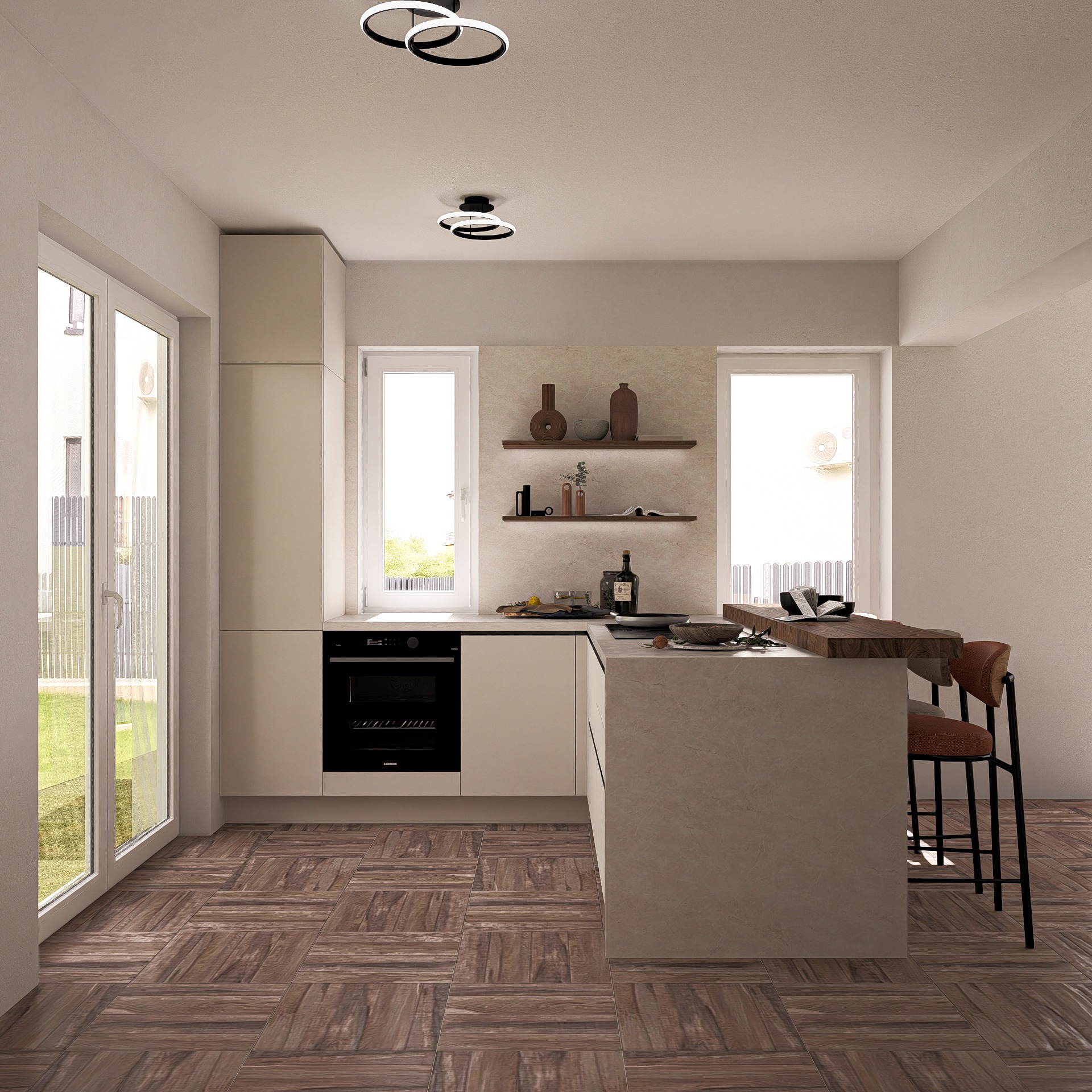 Amenajare Bucătărie Apartament | RbyD 062 - Imagine 2 proiect design interior