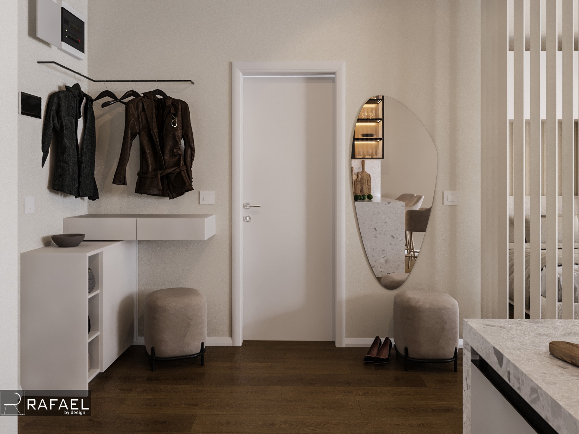 Amenajare Garsonieră | RbyD 028 - Imagine 4 proiect design interior