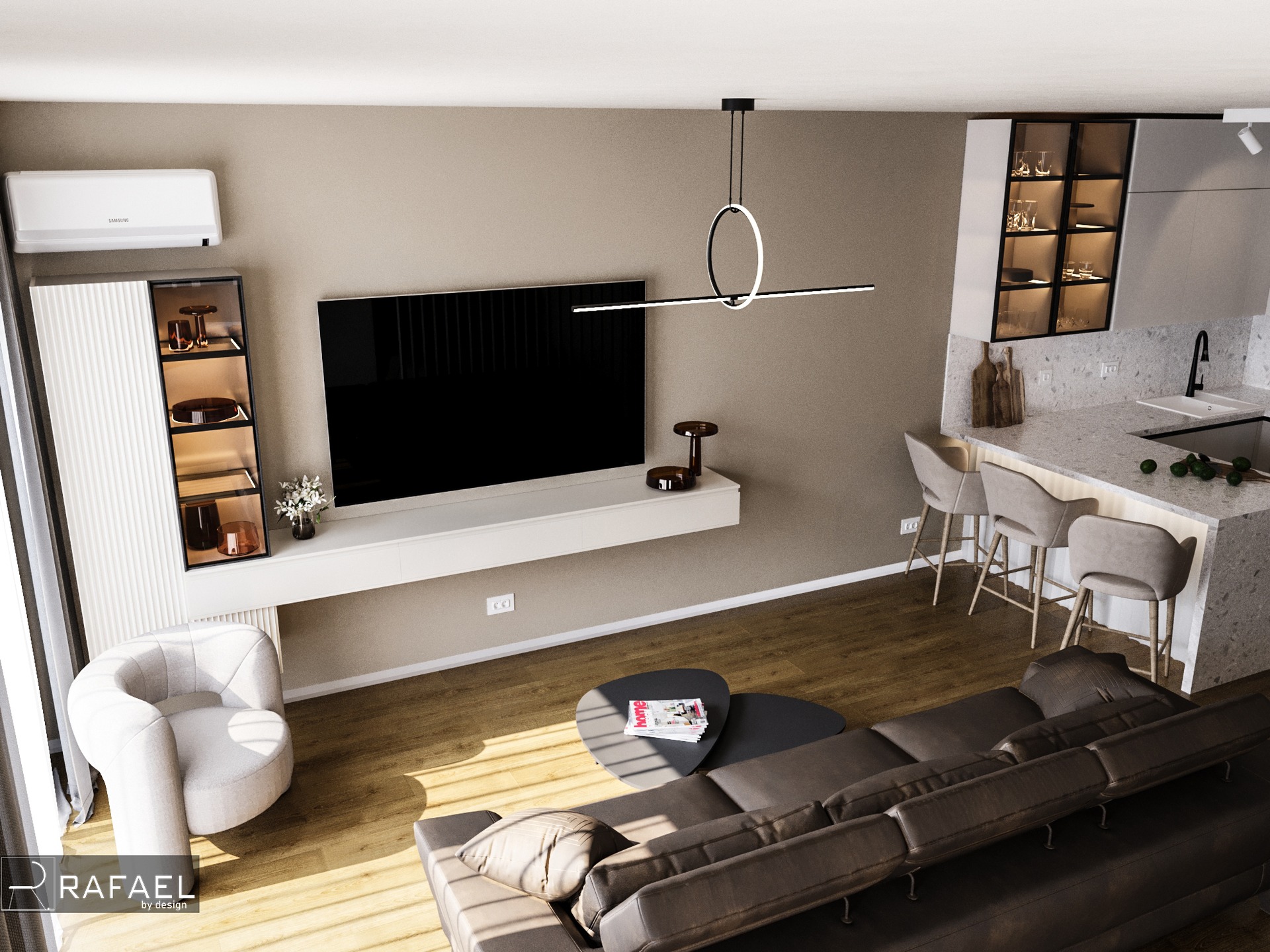 Amenajare Garsonieră | RbyD 028 - Imagine 6 proiect design interior