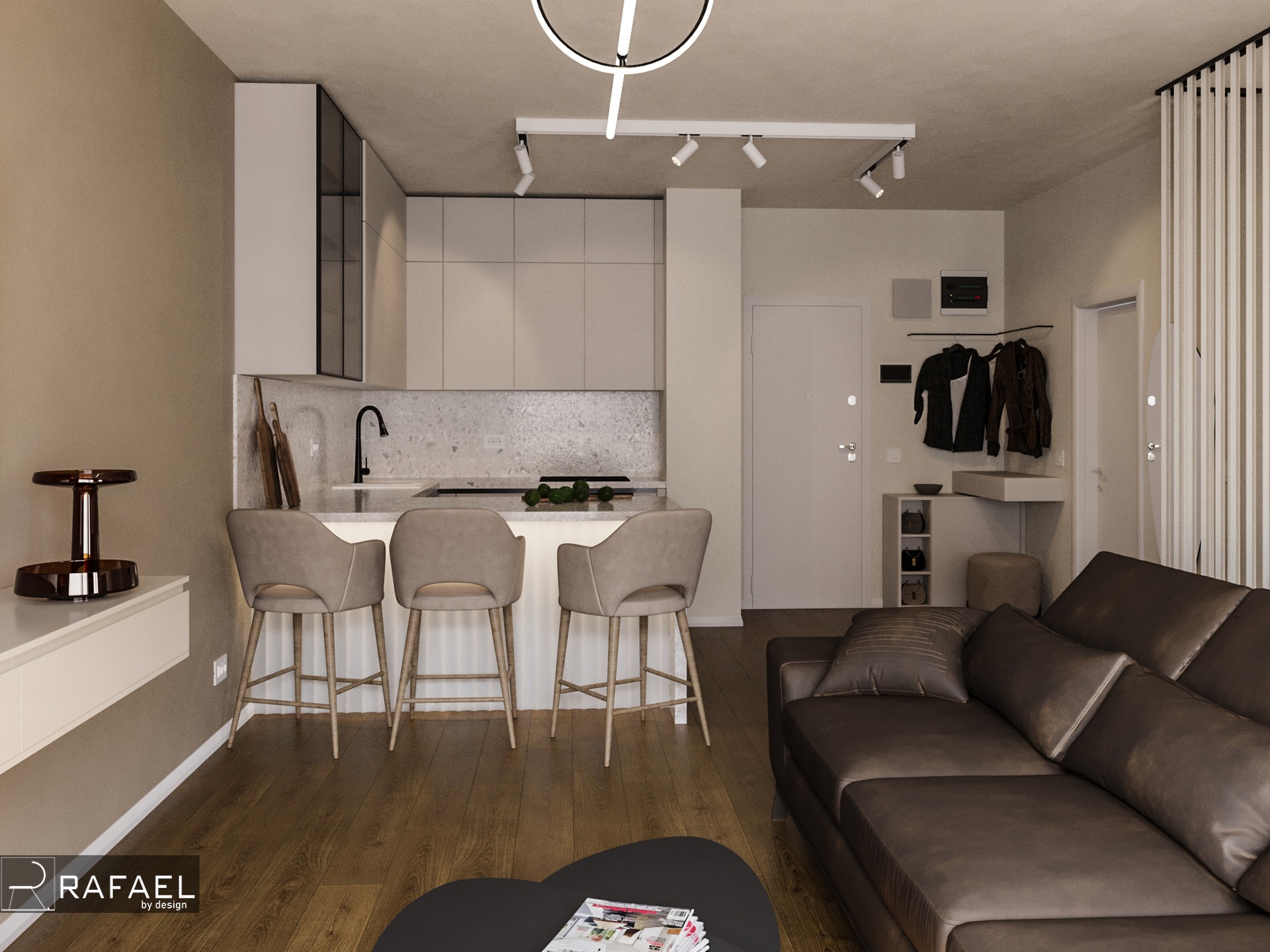 Amenajare Garsonieră | RbyD 028 - Imagine 7 proiect design interior