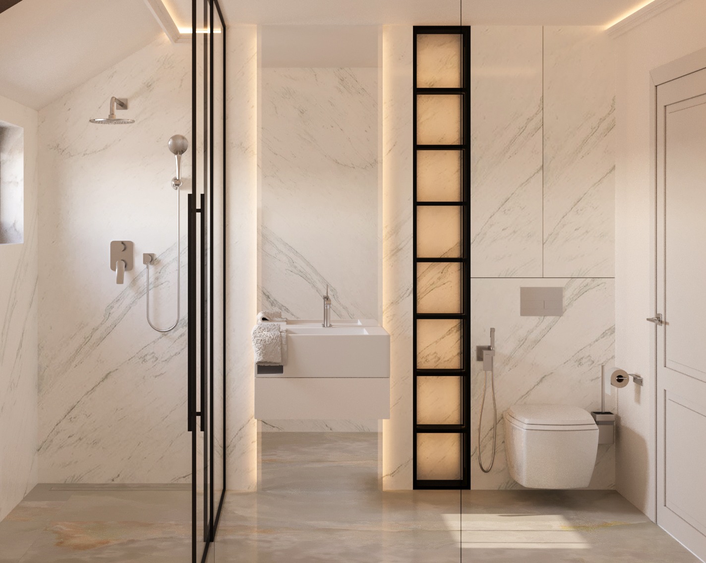 Amenajare Baie Casă | RbyD 037 - Imagine principală proiect design interior