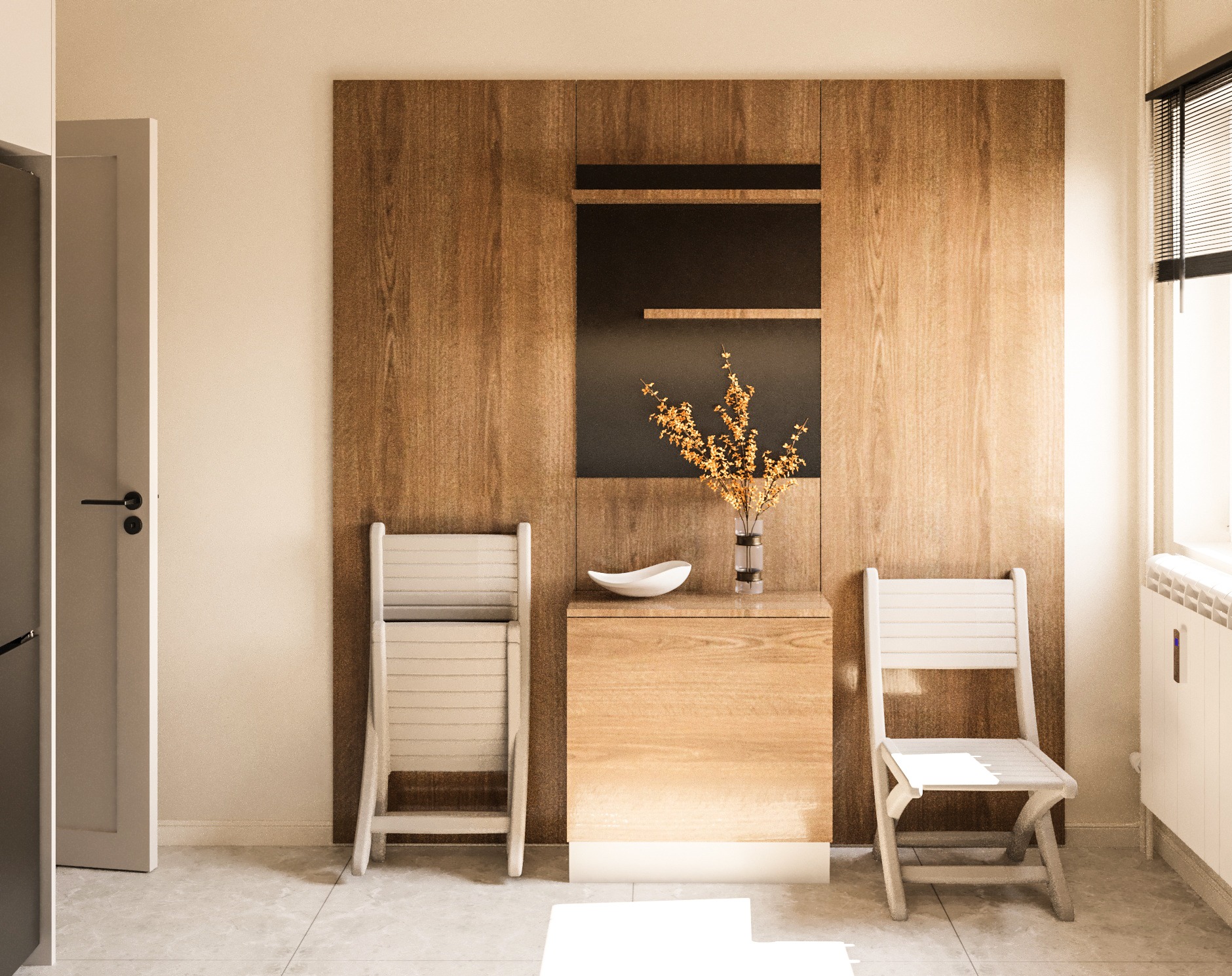 Amenajare Bucătărie Garsonieră | RbyD 066 - Imagine 4 proiect design interior