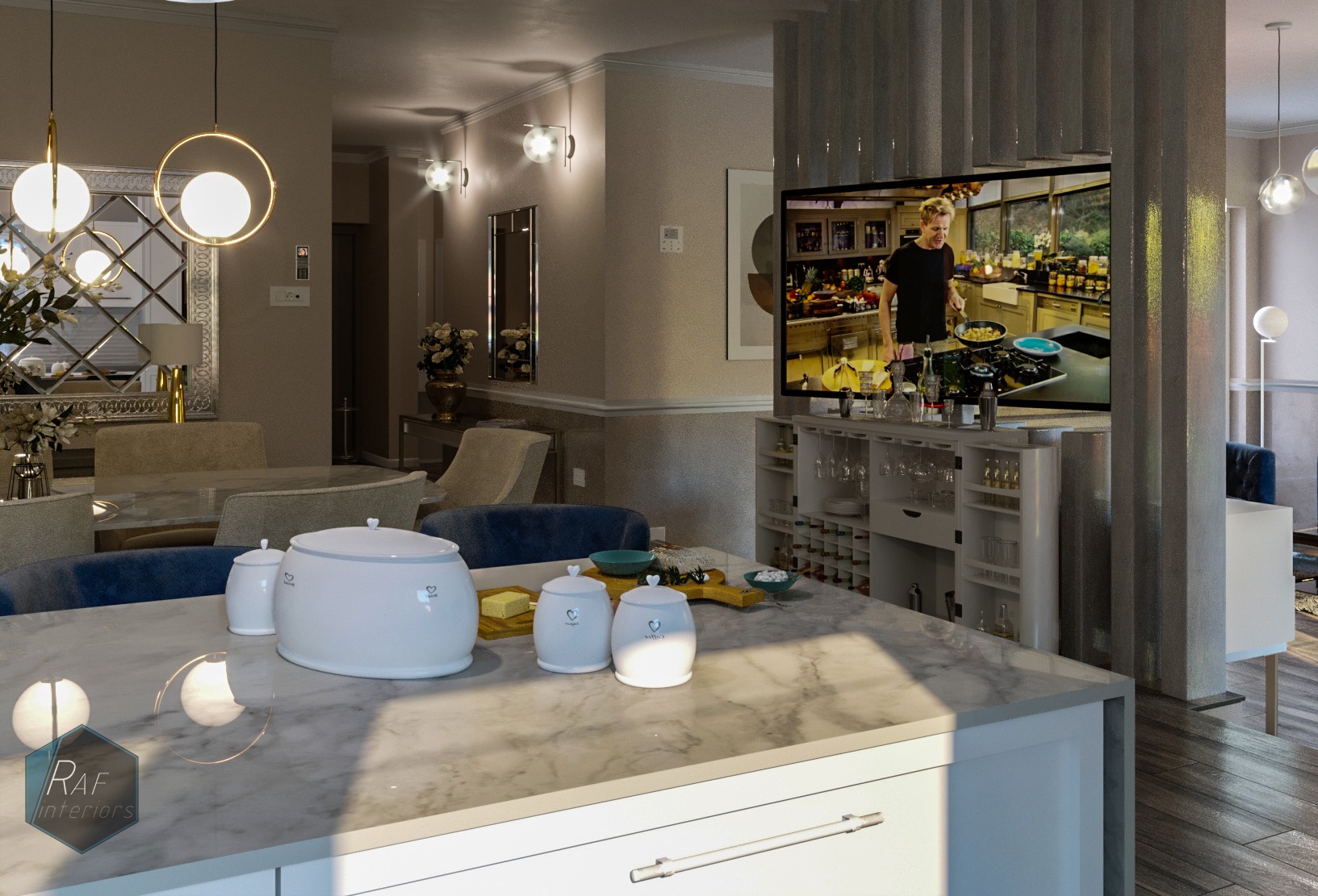 Amenajare Bucătărie Casă | RbyD 013 - Imagine 3 proiect design interior