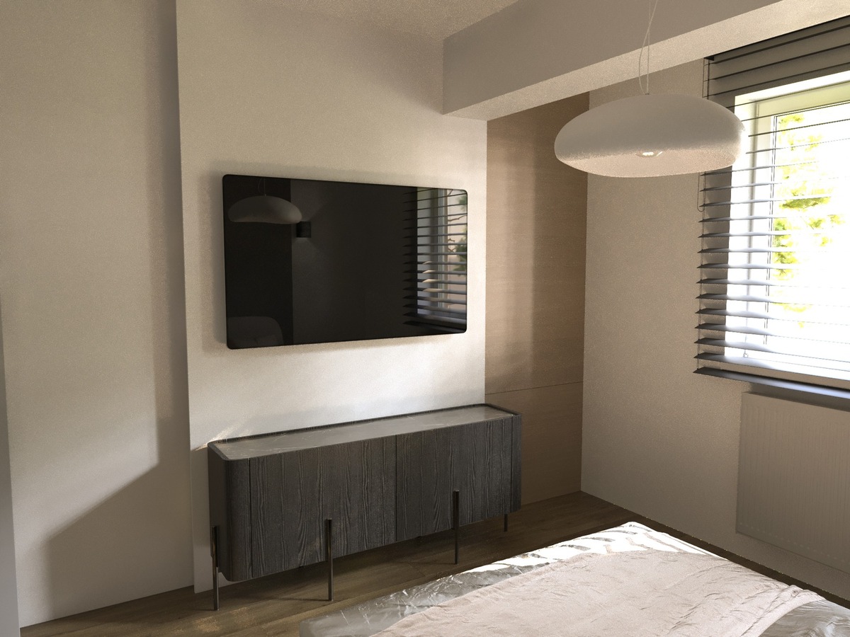 Amenajare Dormitor Apartament | RbyD 032 - Proiect Dormitor în Sibiu, România (3 fotografii)