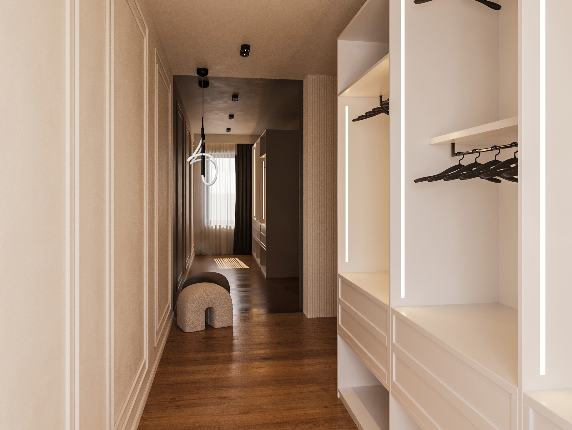 Amenajare Dressing Apartament | RbyD 043 - Imagine principală proiect design interior