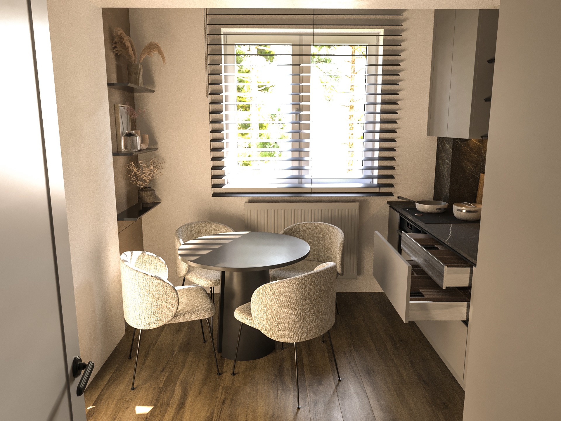 Amenajare Bucătărie Apartament | RbyD 032 - Imagine 2 proiect design interior