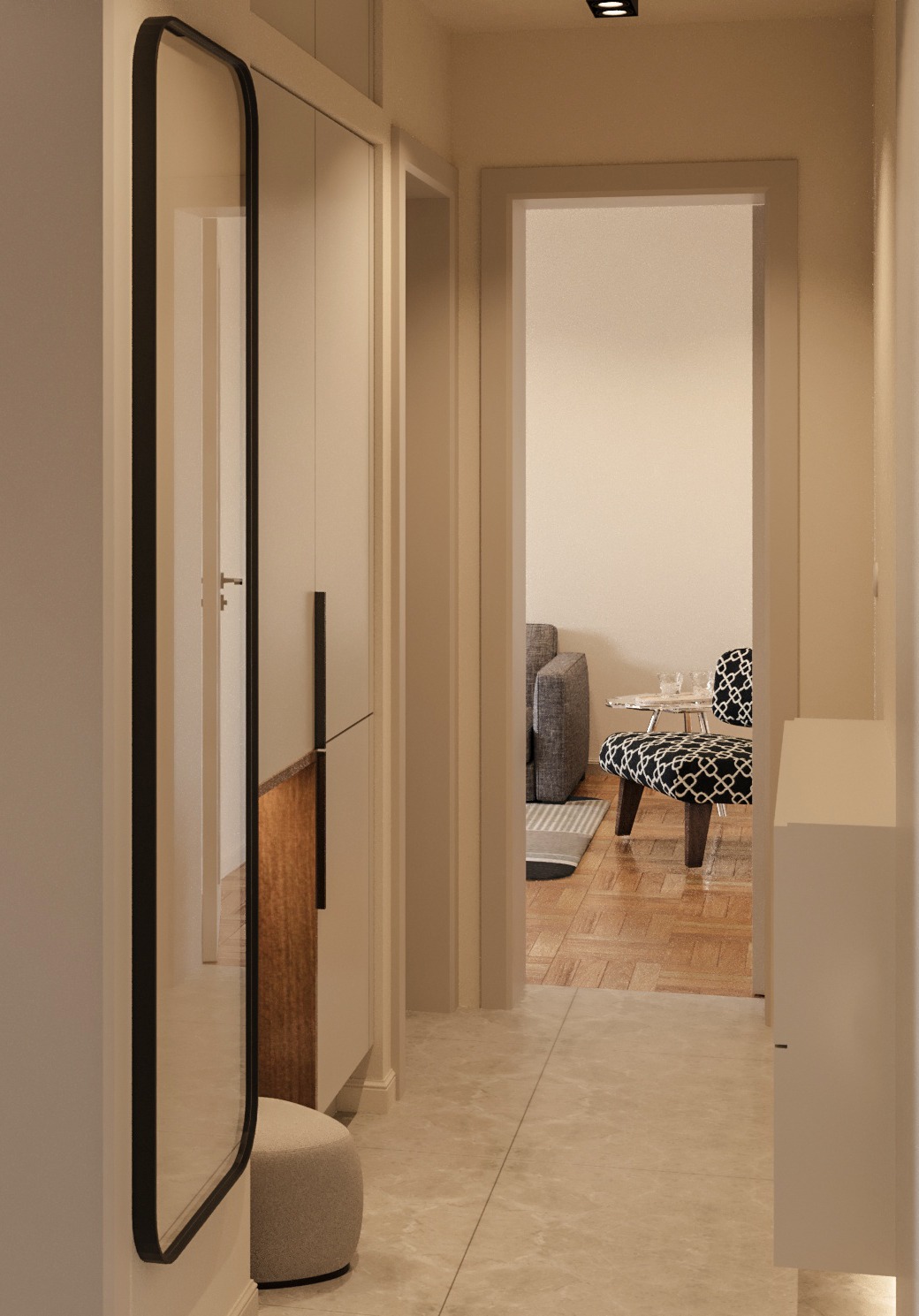 Amenajare Hol Garsonieră | RbyD 066 - Imagine 2 proiect design interior