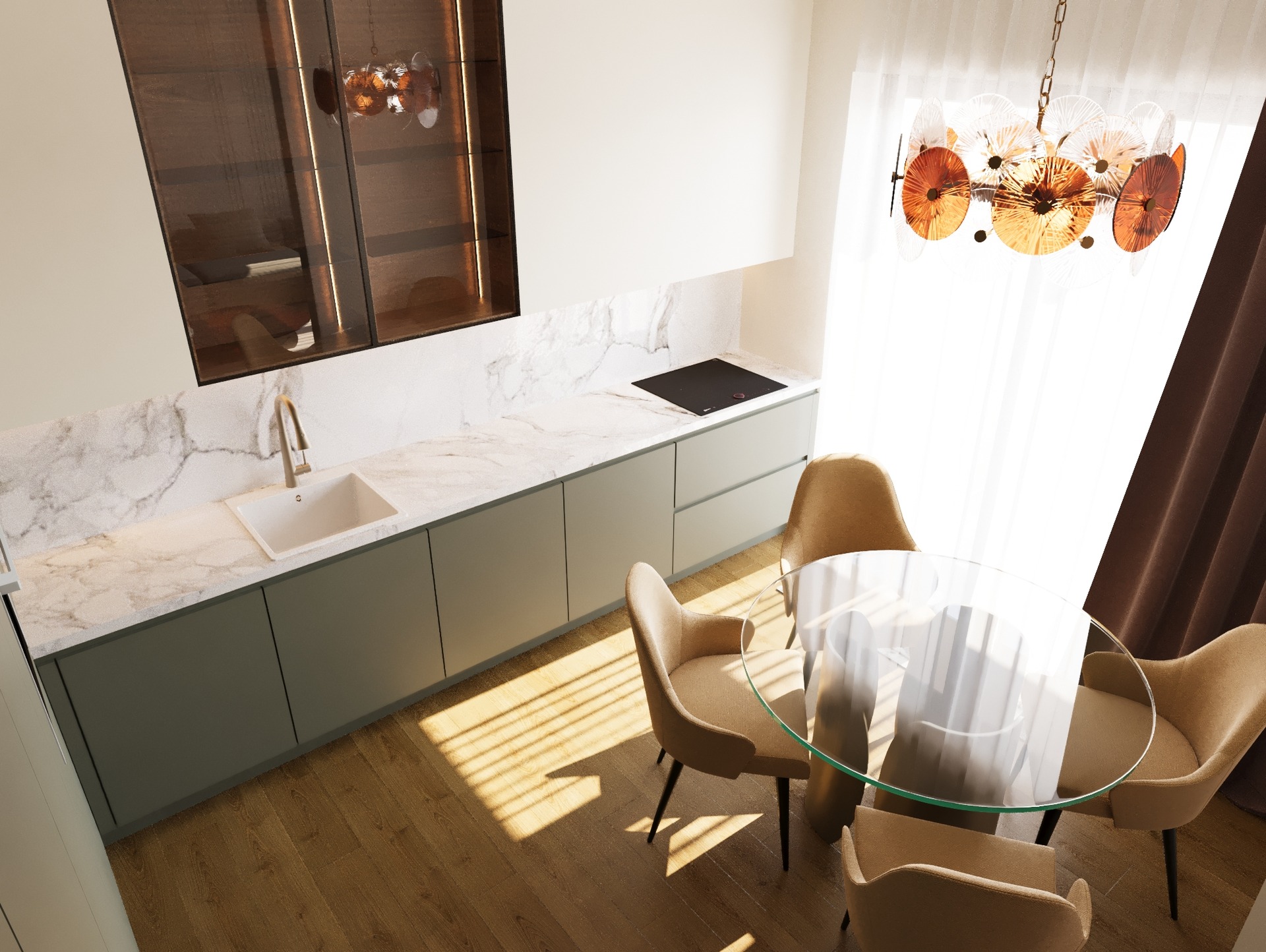 Amenajare Bucătărie Casă | RbyD 047 - Imagine principală proiect design interior