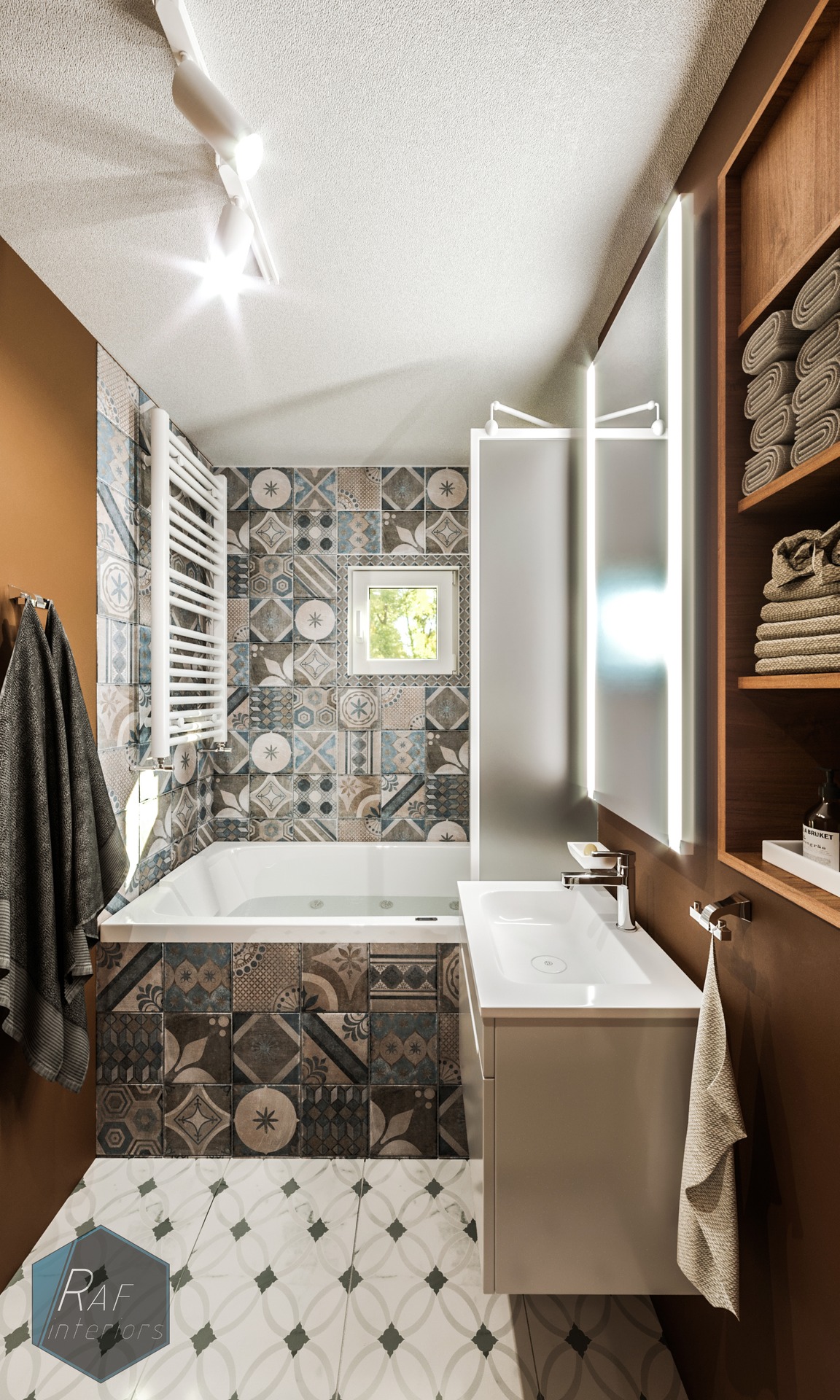 Amenajare Baie Apartament | RbyD 011 - Imagine principală proiect design interior