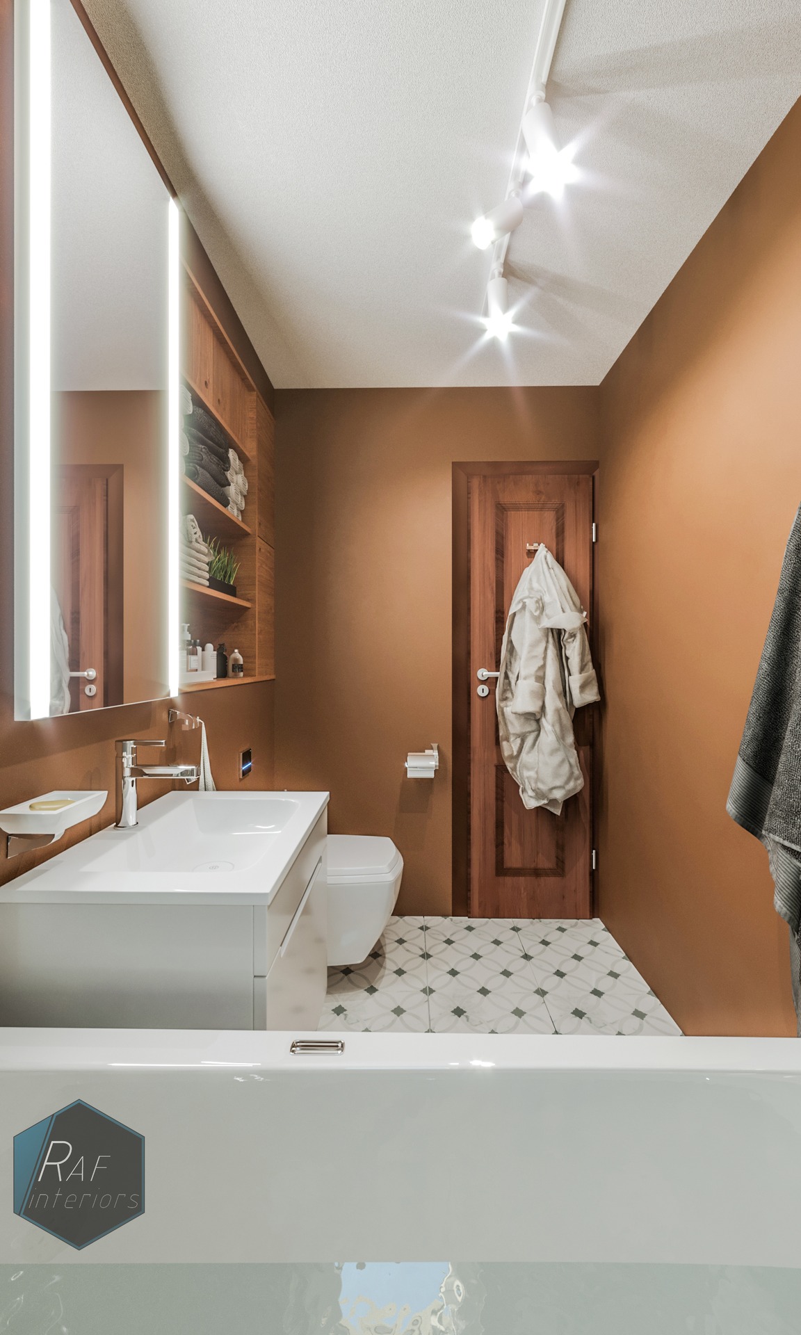 Amenajare Baie Apartament | RbyD 011 - Imagine 2 proiect design interior