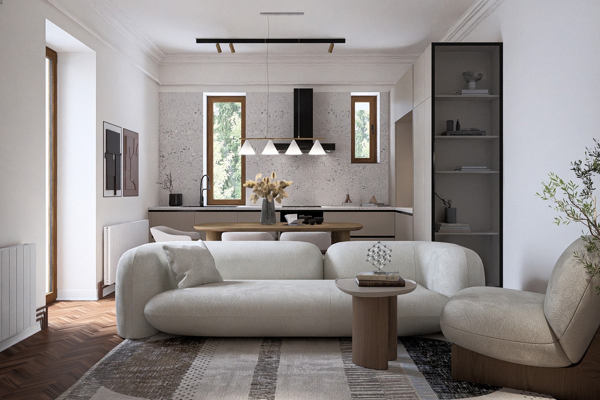 Renovare Living în Clădire Istorică | RbyD 035 - Proiect Living în Timișoara, România (7 fotografii)