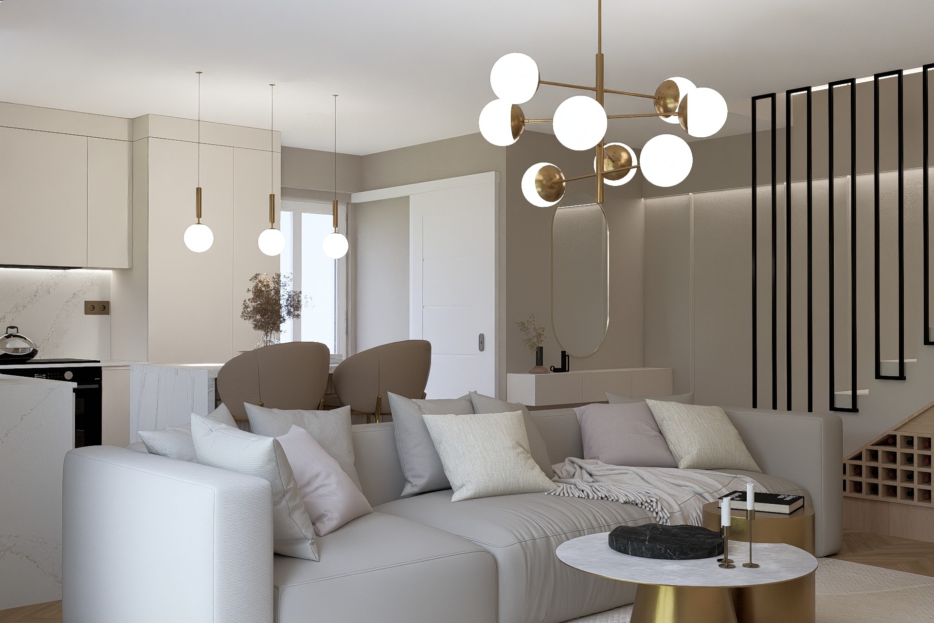 Amenajare Living Casă | RbyD 061 - Imagine 8 proiect design interior