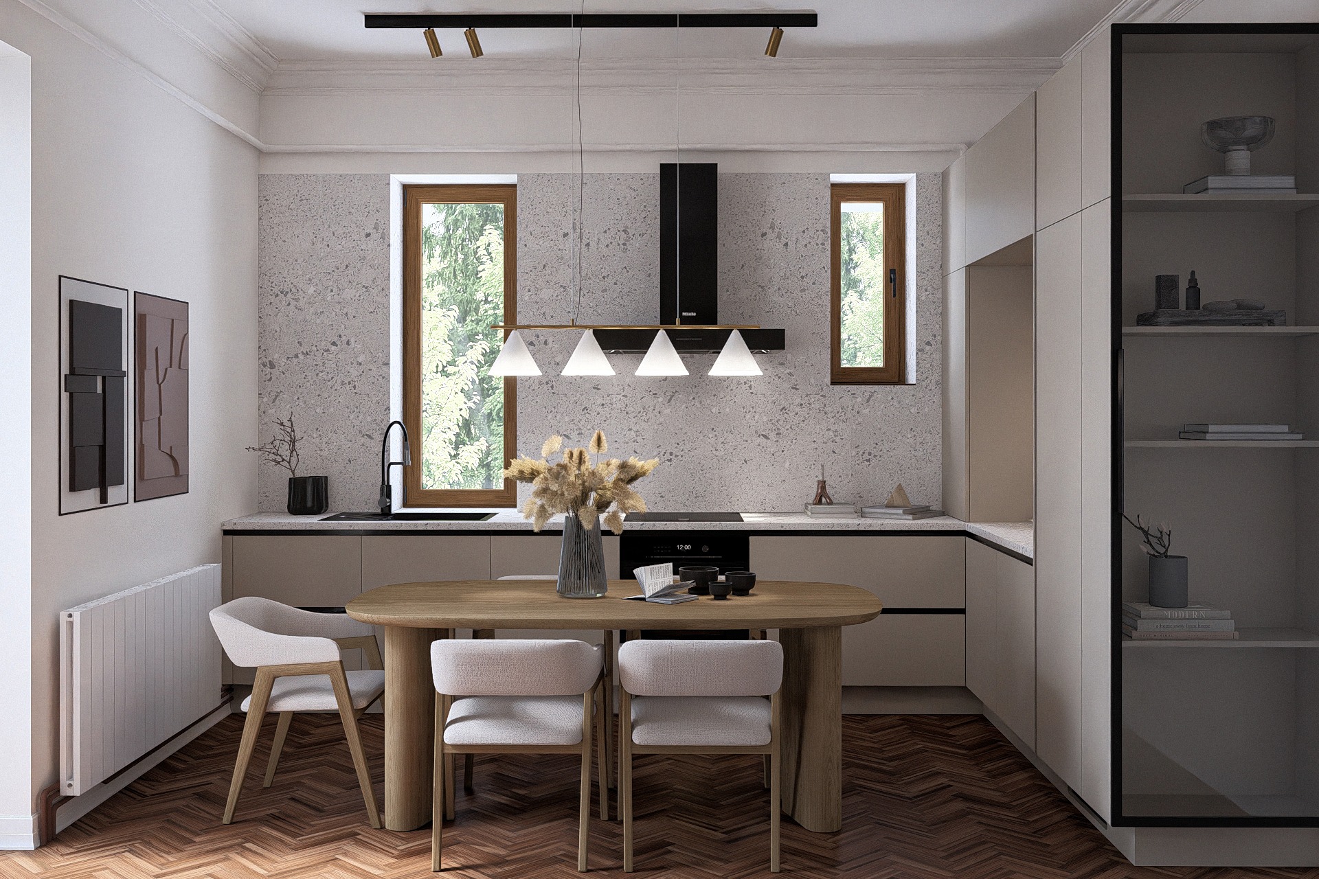 Renovare Bucătărie în Clădire Istorică | RbyD 035 - Imagine principală proiect design interior