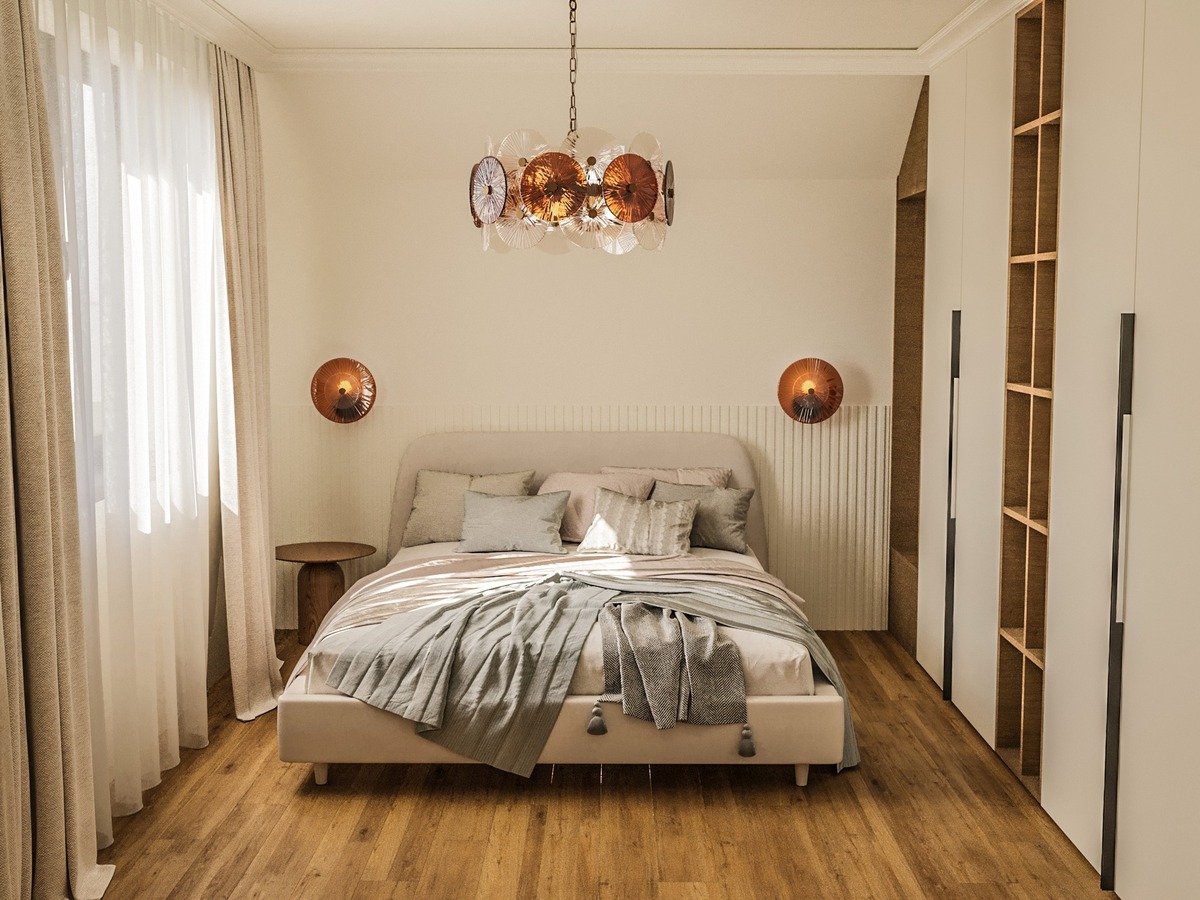 Amenajare Dormitor Casă | RbyD 037 - Proiect Dormitor în Giroc, România (2 fotografii)