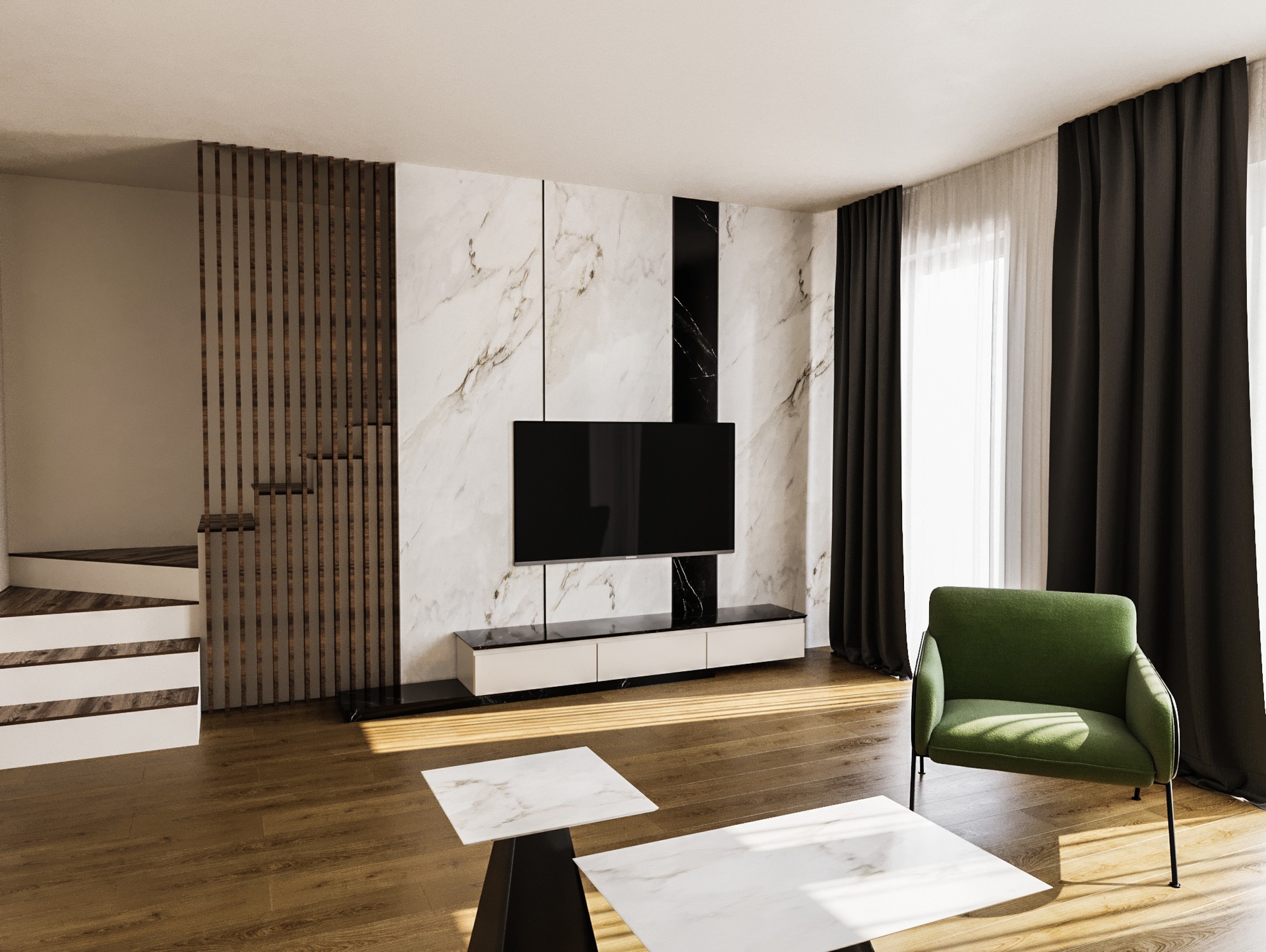 Amenajare Living Casă | RbyD 046 - Imagine 3 proiect design interior