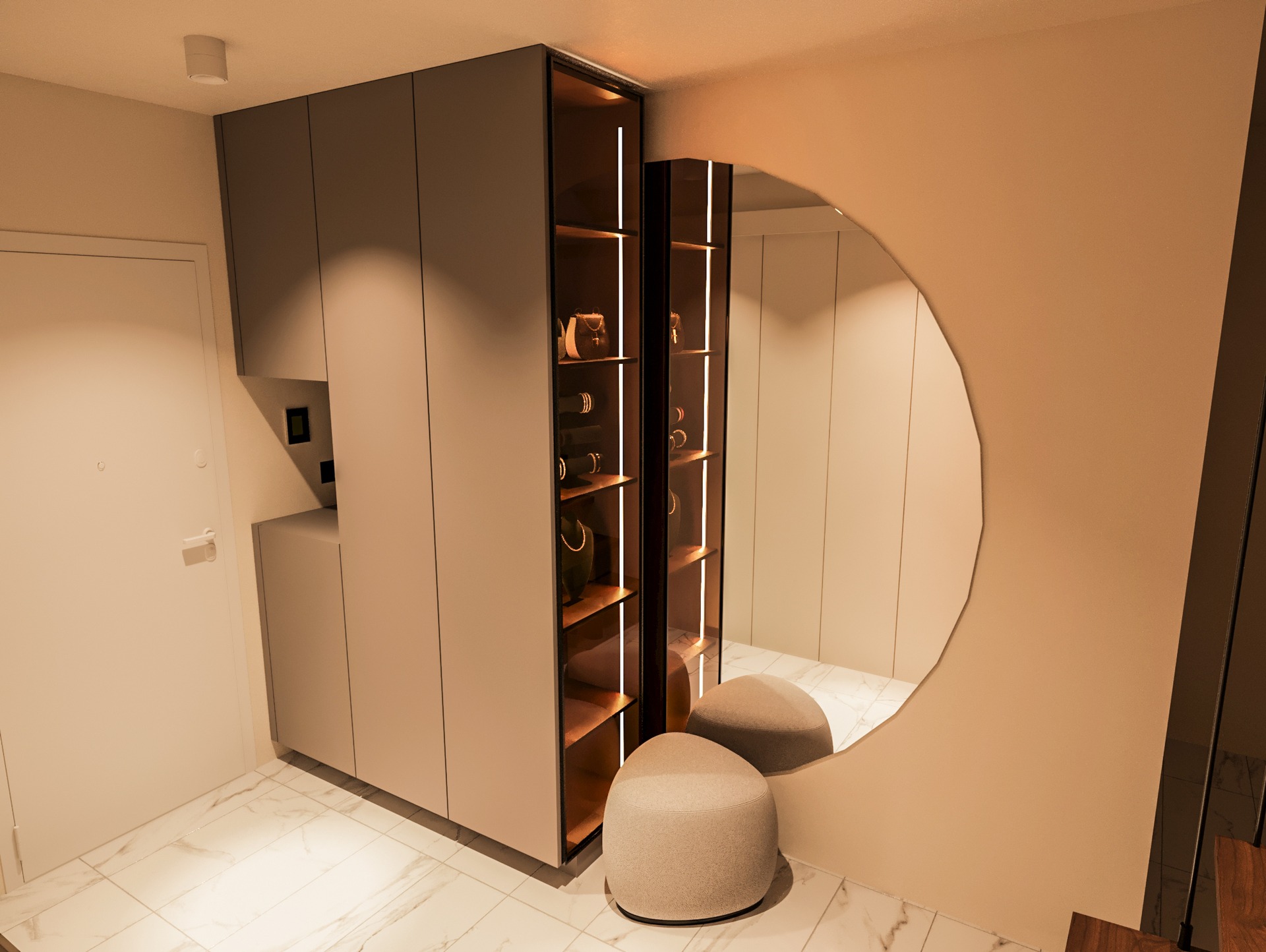 Amenajare Hol Mansardă | RbyD 029 - Imagine 2 proiect design interior