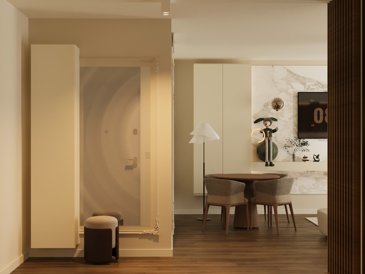 Proiect Design Interior Apartament | RbyD 073 - Proiect Hol în Timisoara, Romania (2 fotografii)