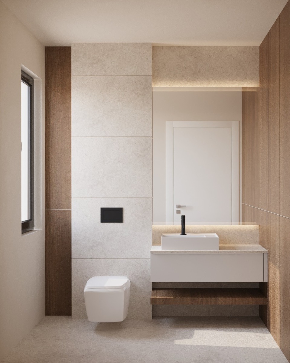 Amenajare Baie Casă | RbyD 041 - Proiect Baie în Giroc, România (3 fotografii)