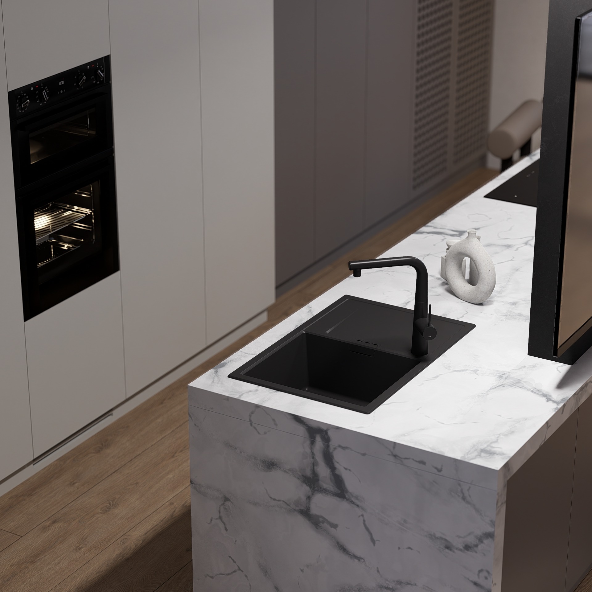 Amenajare Bucătărie Apartament | RbyD 054 - Imagine 3 proiect design interior