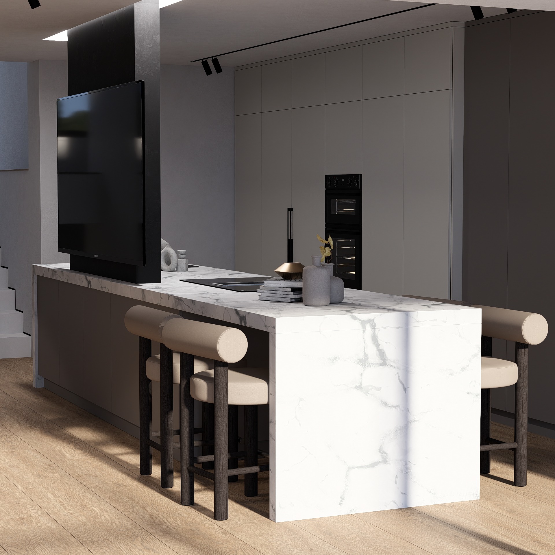 Amenajare Bucătărie Apartament | RbyD 054 - Imagine 6 proiect design interior