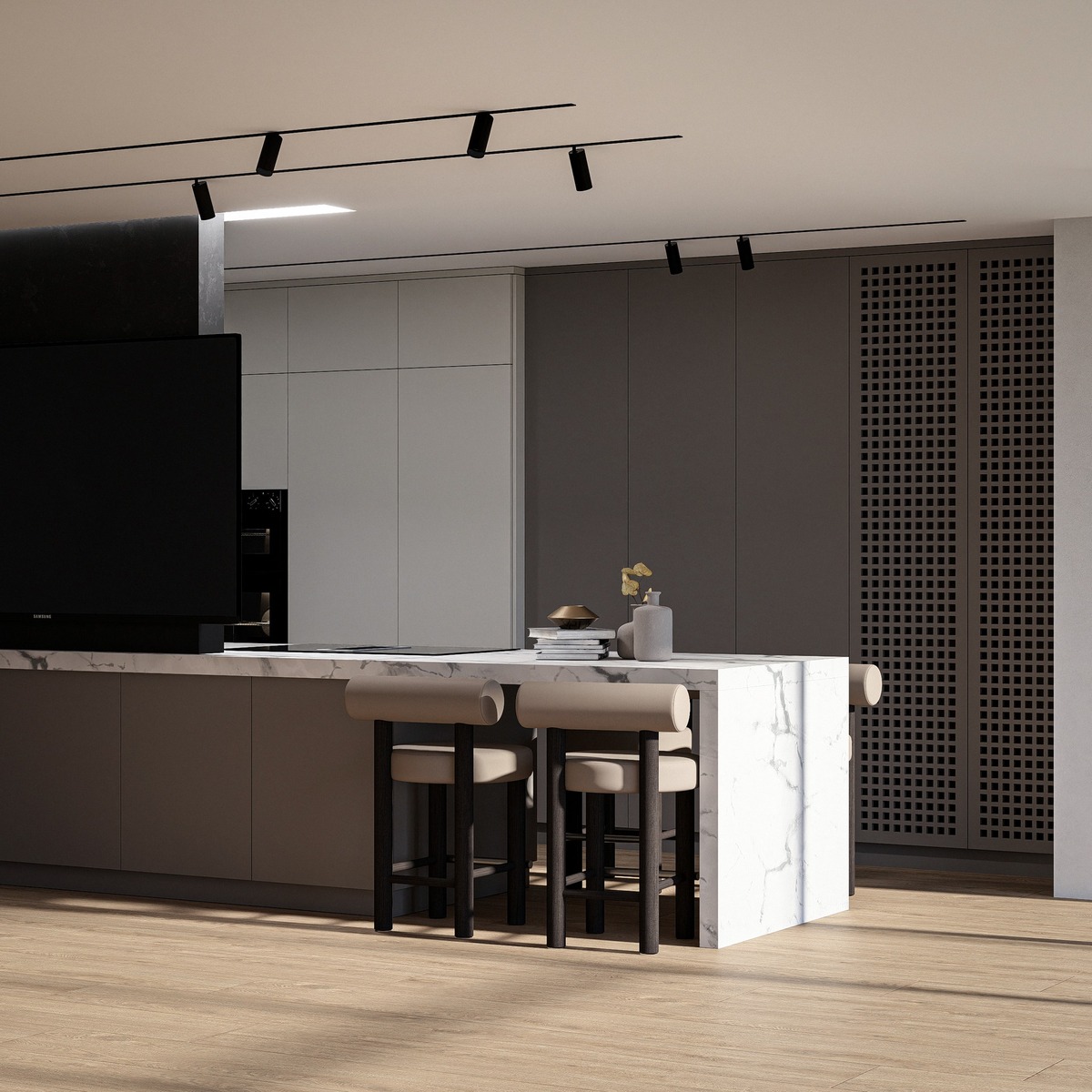 Amenajare Bucătărie Apartament | RbyD 054 - Proiect Bucătărie în București, România (6 fotografii)